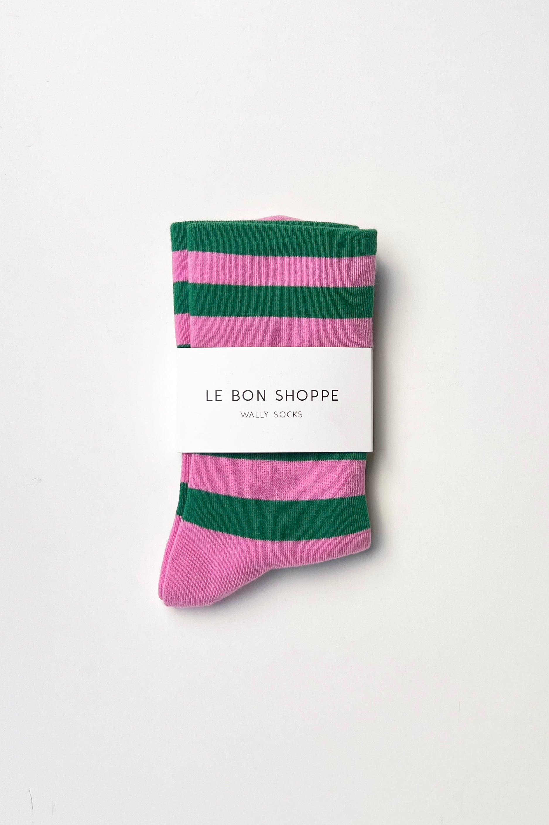 Wide Wally Socks - Wide / Pink Green