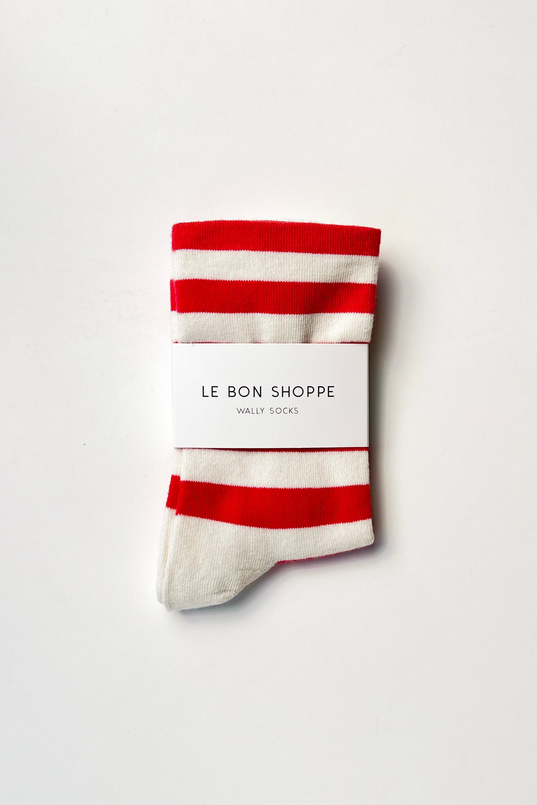 Wide Wally Socks - Wide / Red Stripe