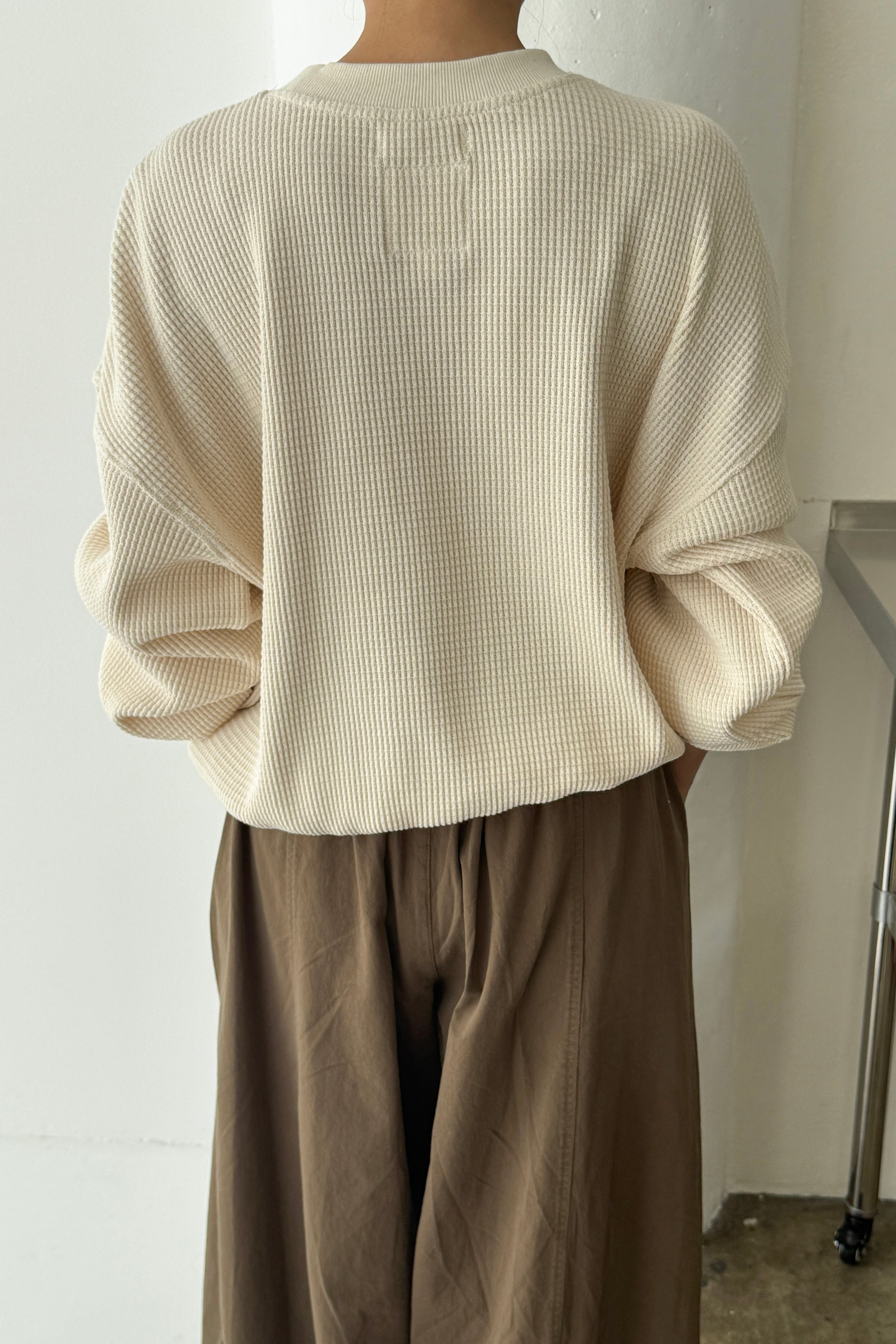 Waffle Core Sweatshirt - Naturel