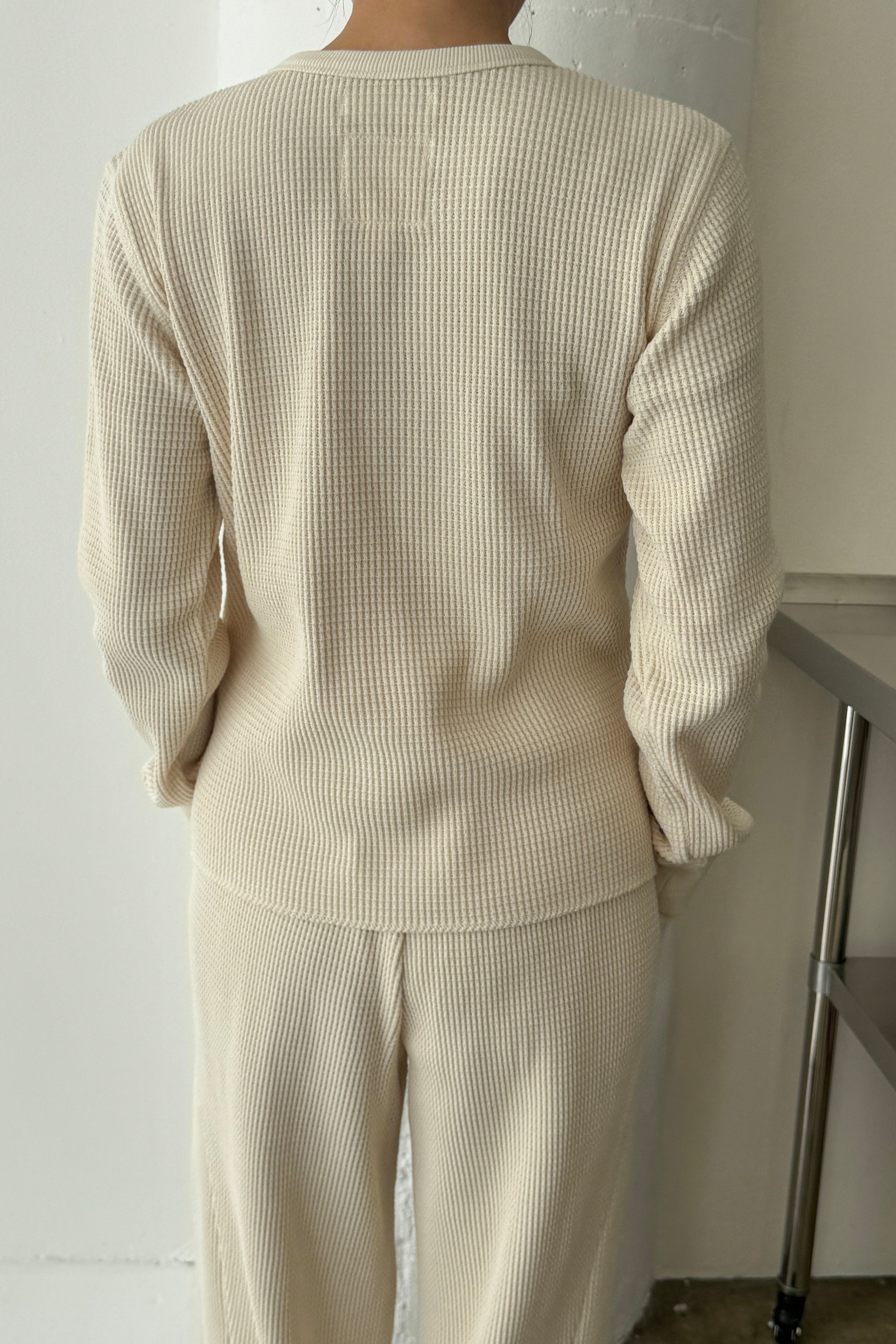 Waffle Fundamental Tee - Naturel