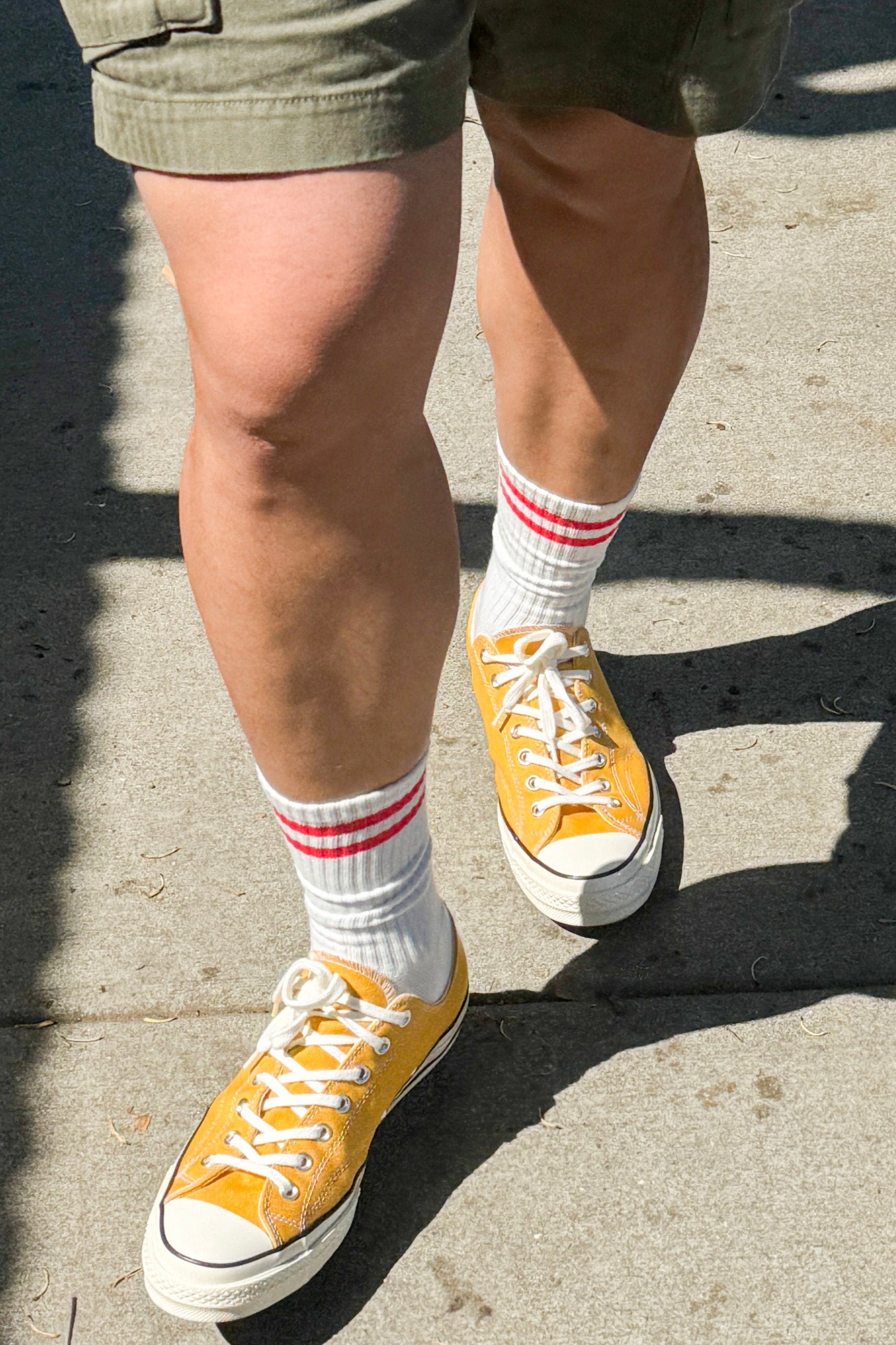 EXTENDED Boyfriend Socks - Clean White