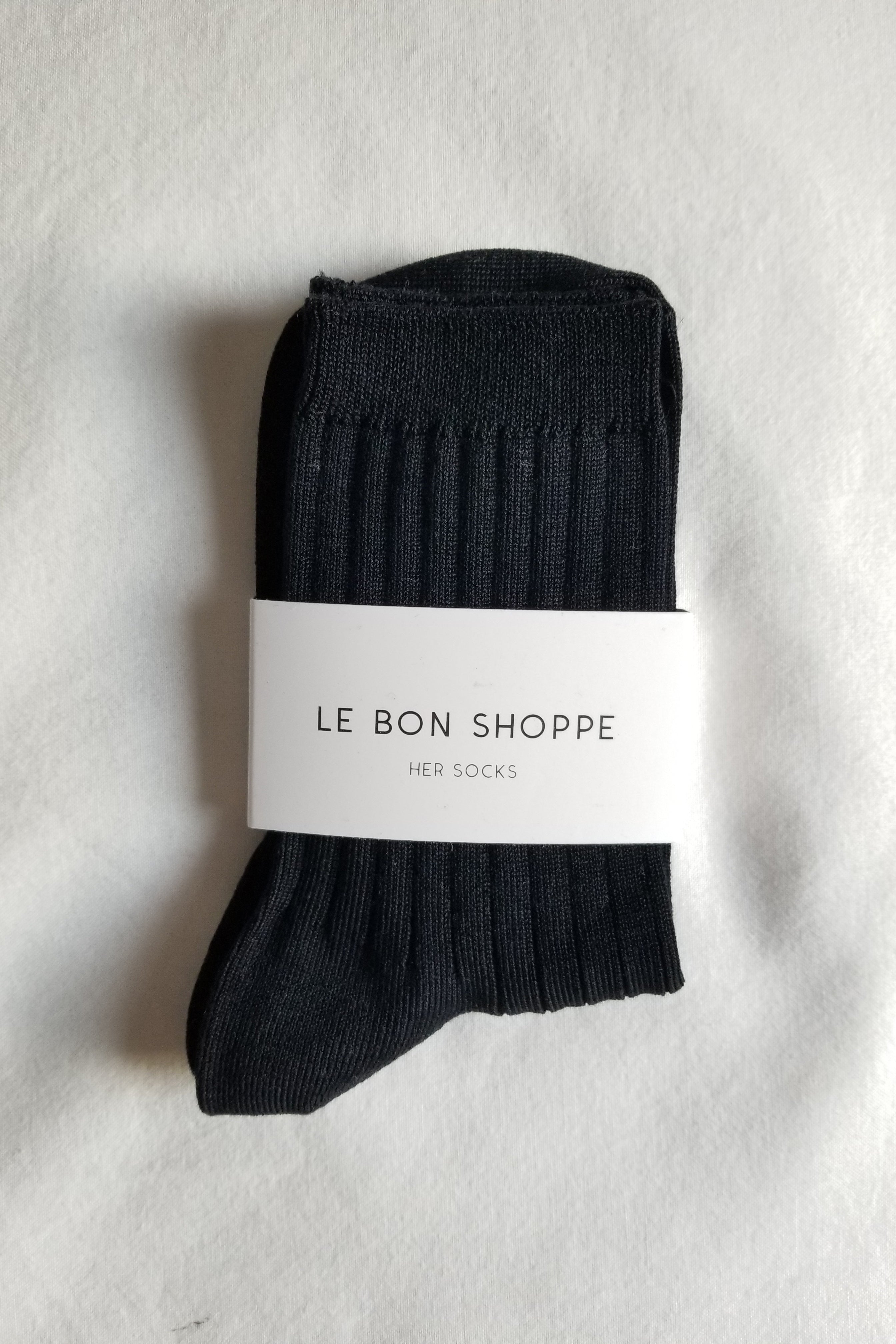 Her Socks (algodón MC) - True Black