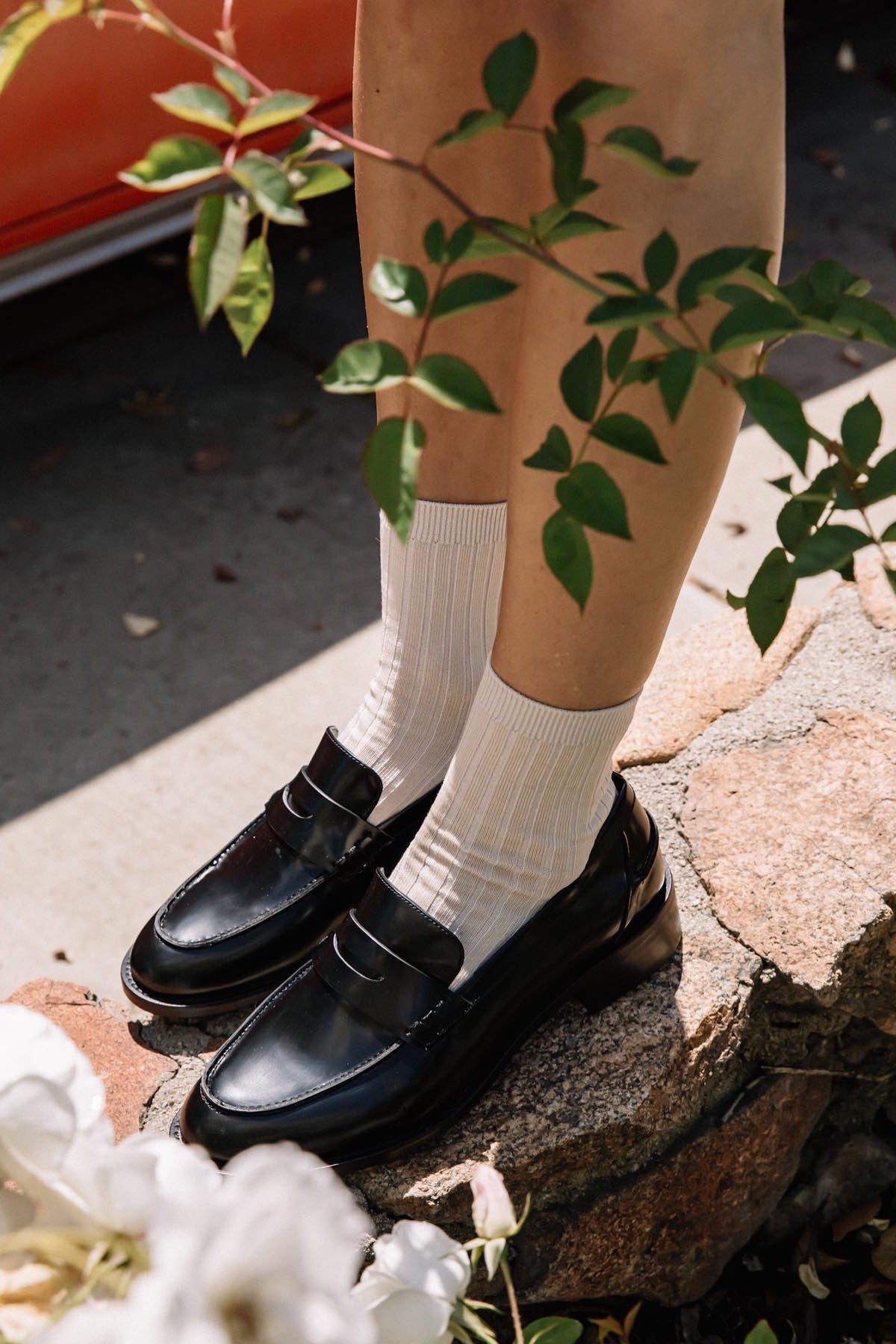 Her Socks (algodón MC) - Porcelana
