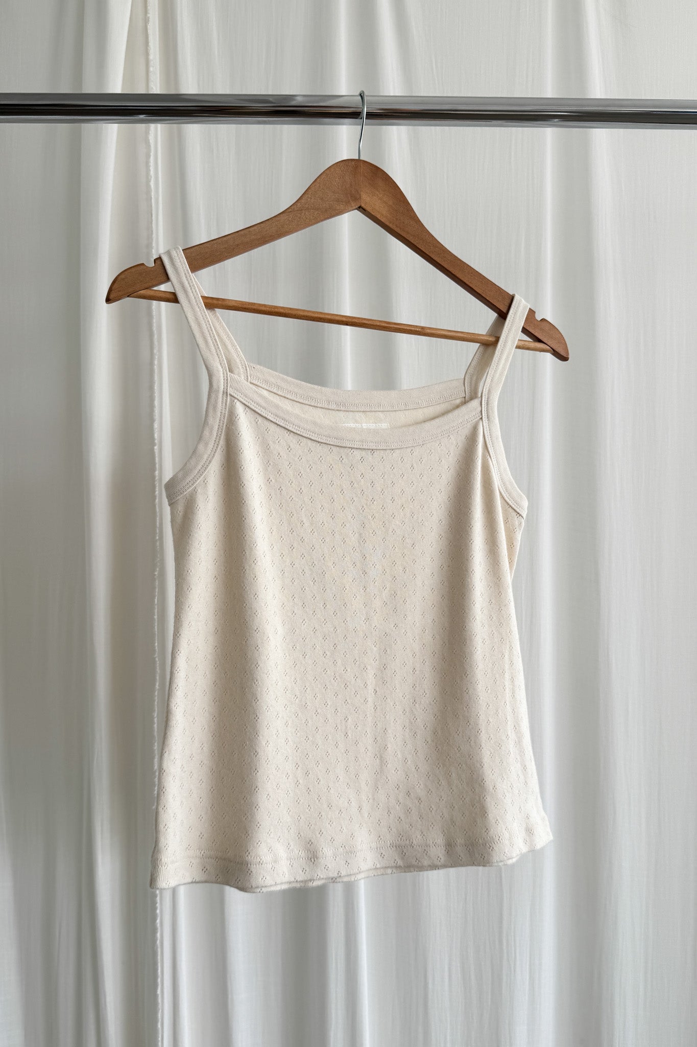 Pointelle Eve Cami- NATUREL