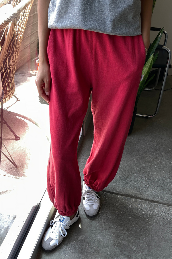 Pantalones Globo - Rojo Crayón