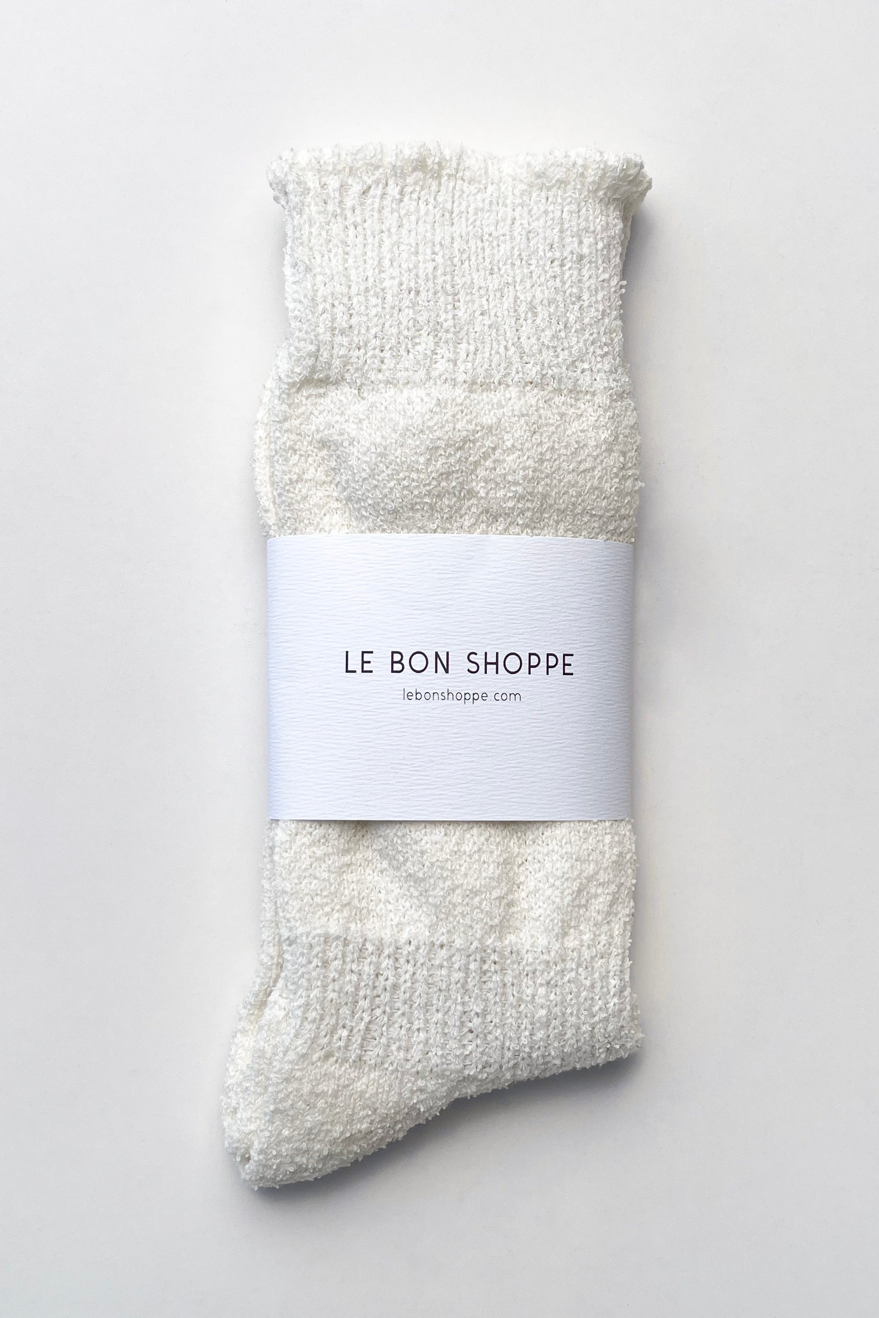 Airy Puffin Socks - Salt