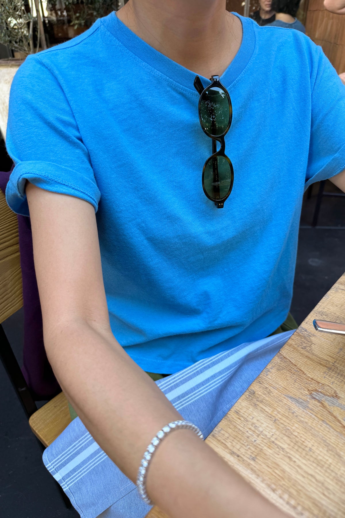 Airy Darling Tee - Coastal Blue