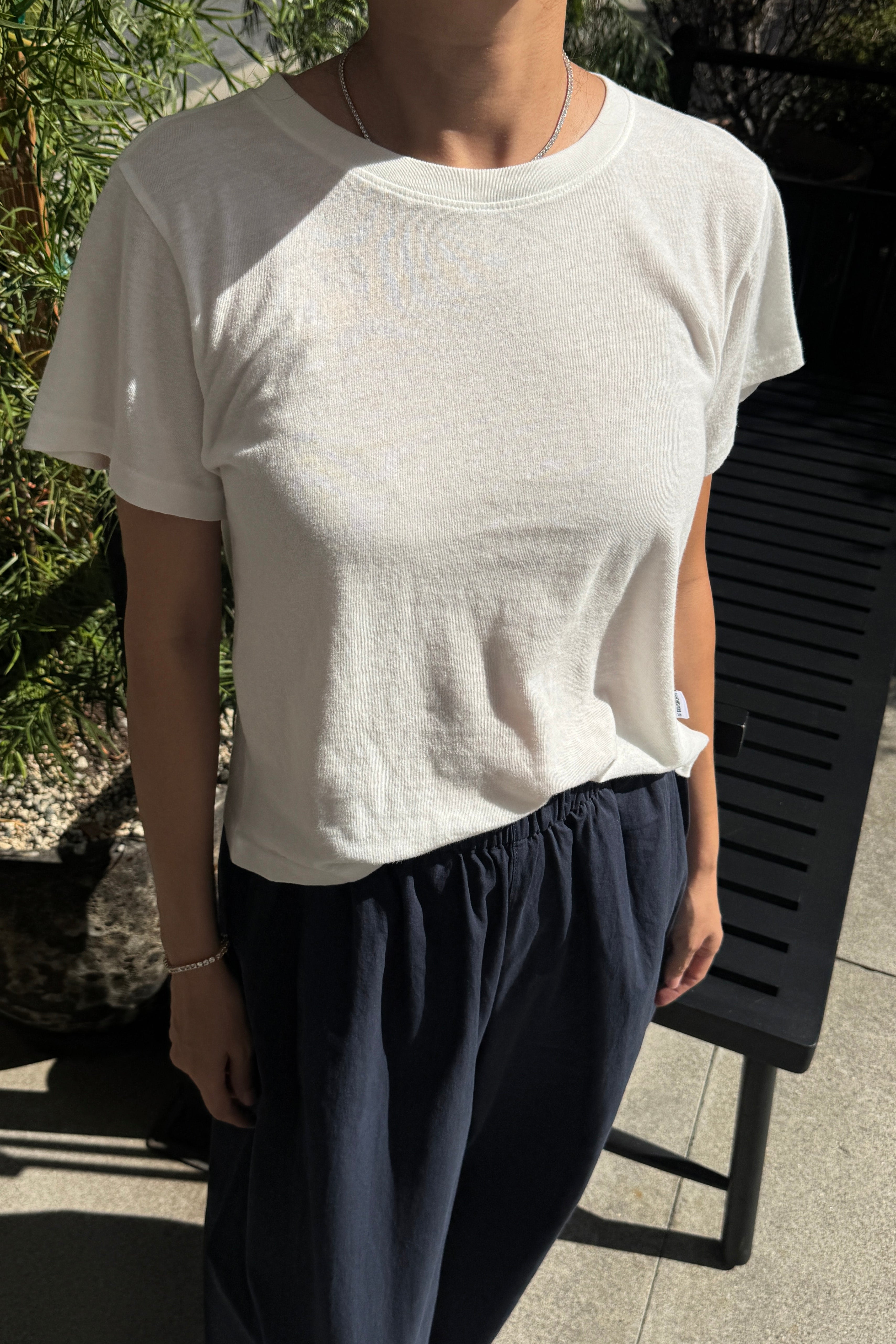 Airy Darling Tee - Vintage White