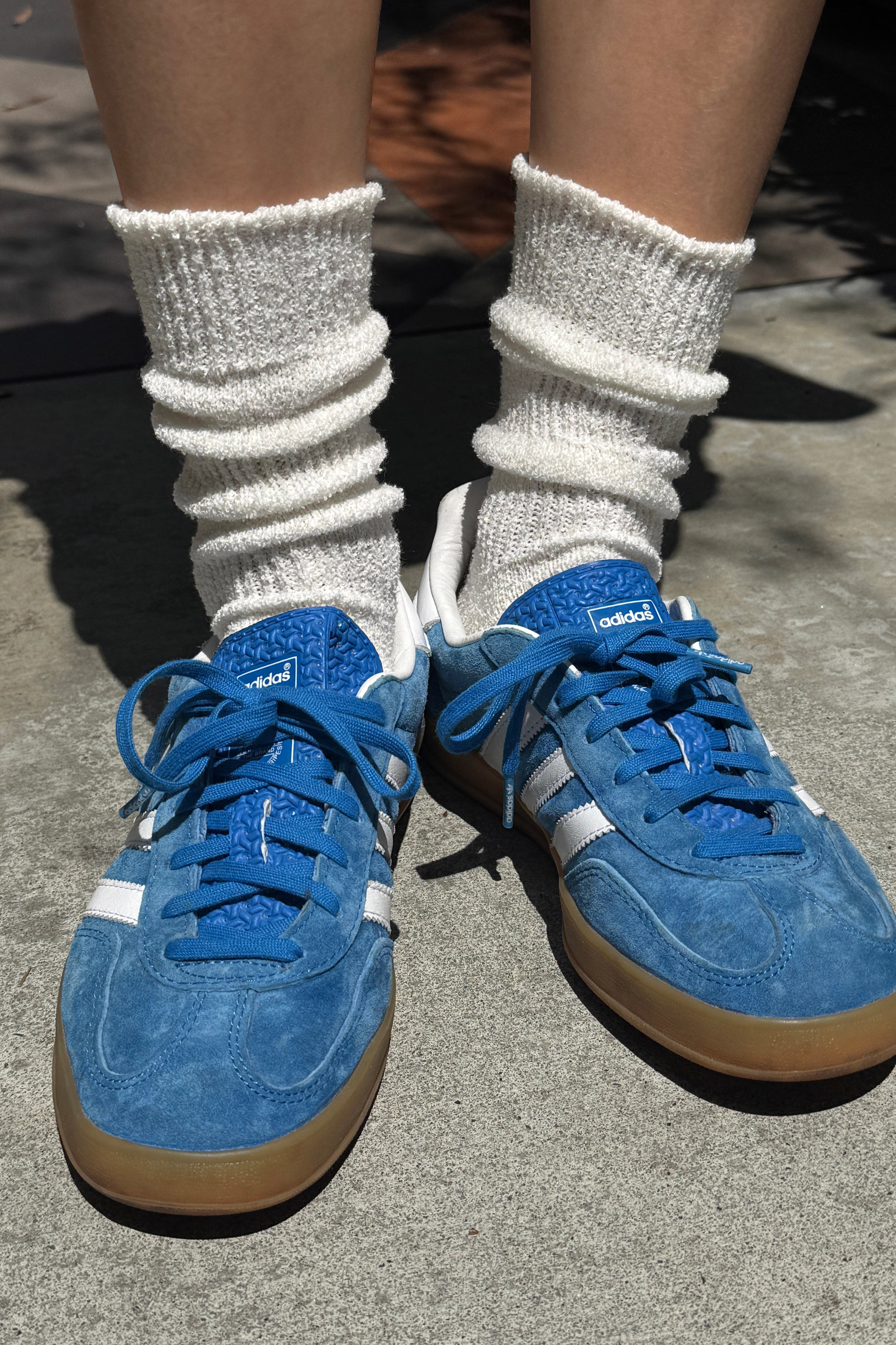 Airy Puffin Socks - Salt