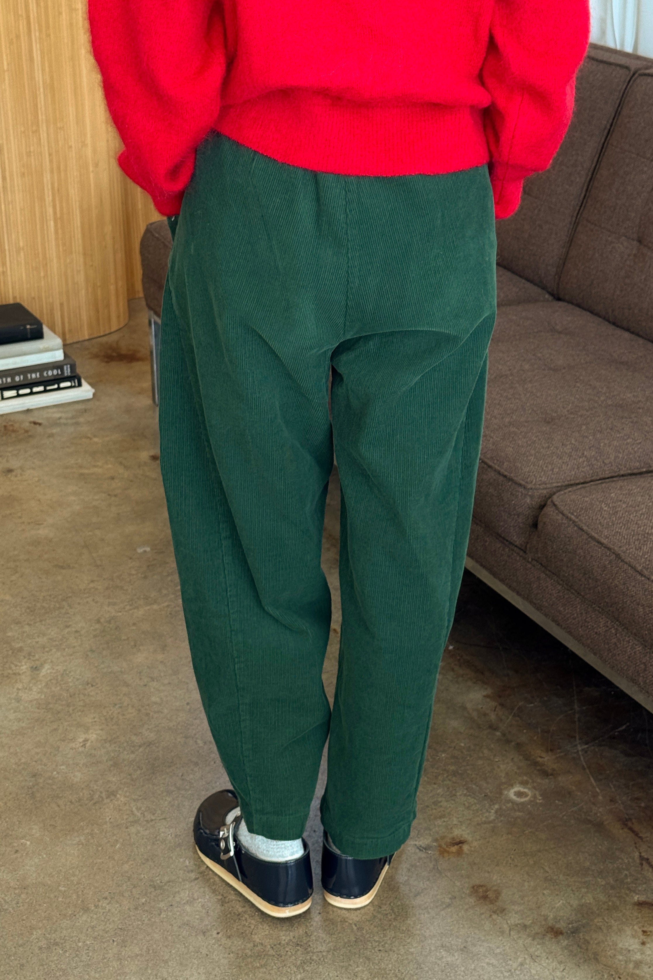 Corduroy Arc Pants - Foret