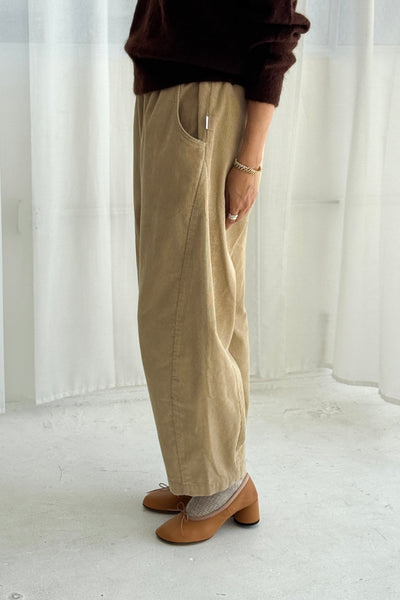 Corduroy Arc Pants - Navy