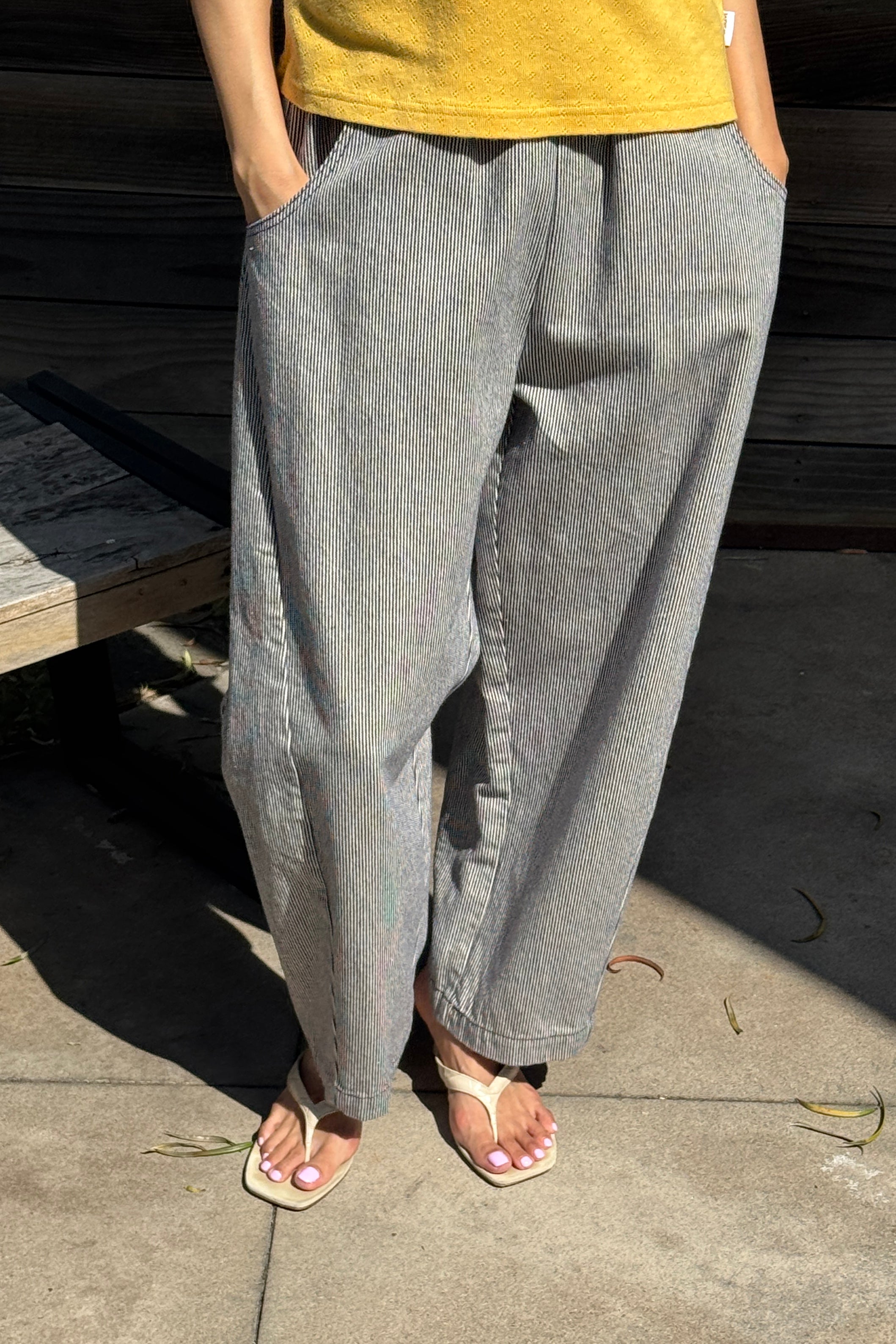 Arc Pants - Blue Stripe