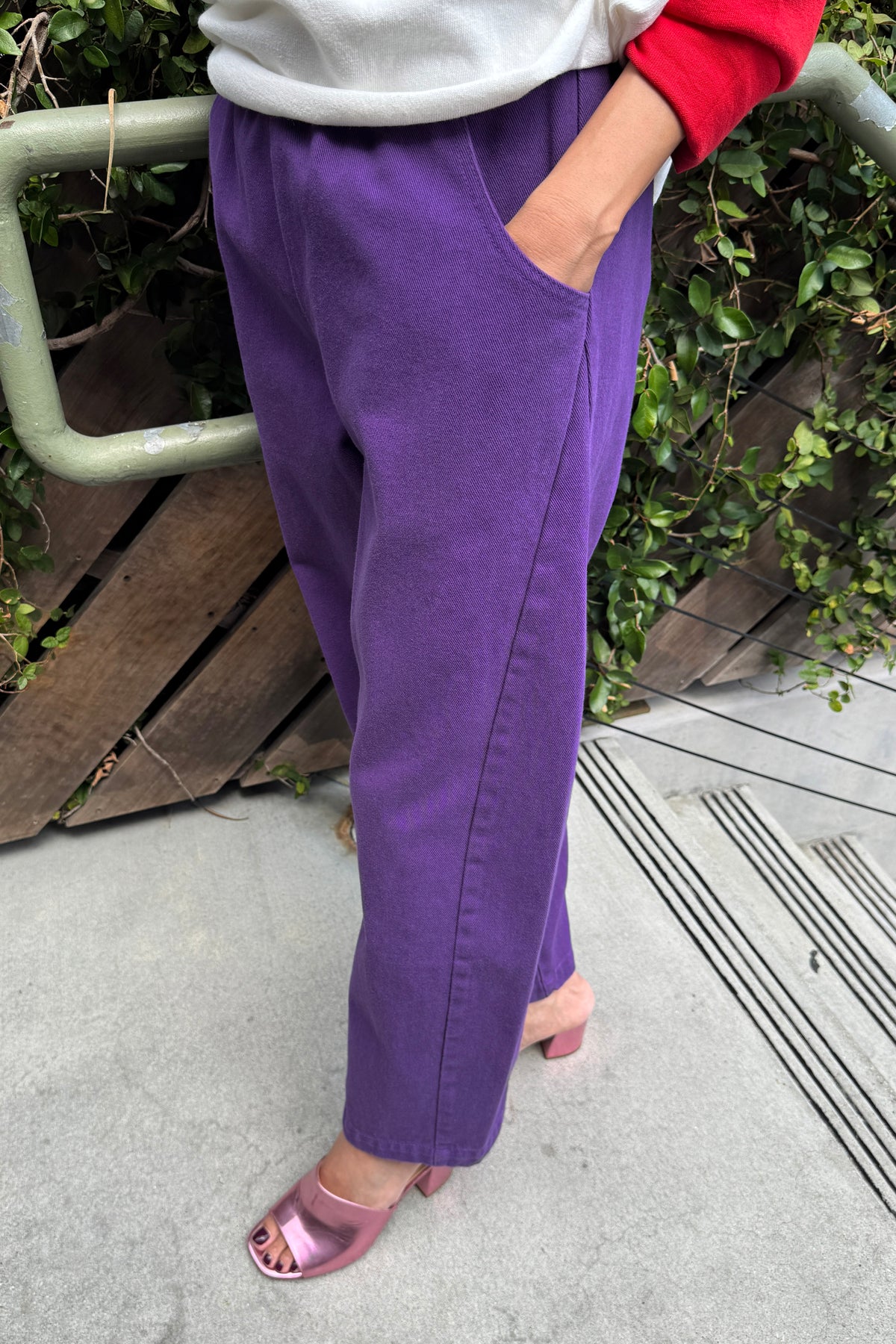 Arc Pants - Eggplant