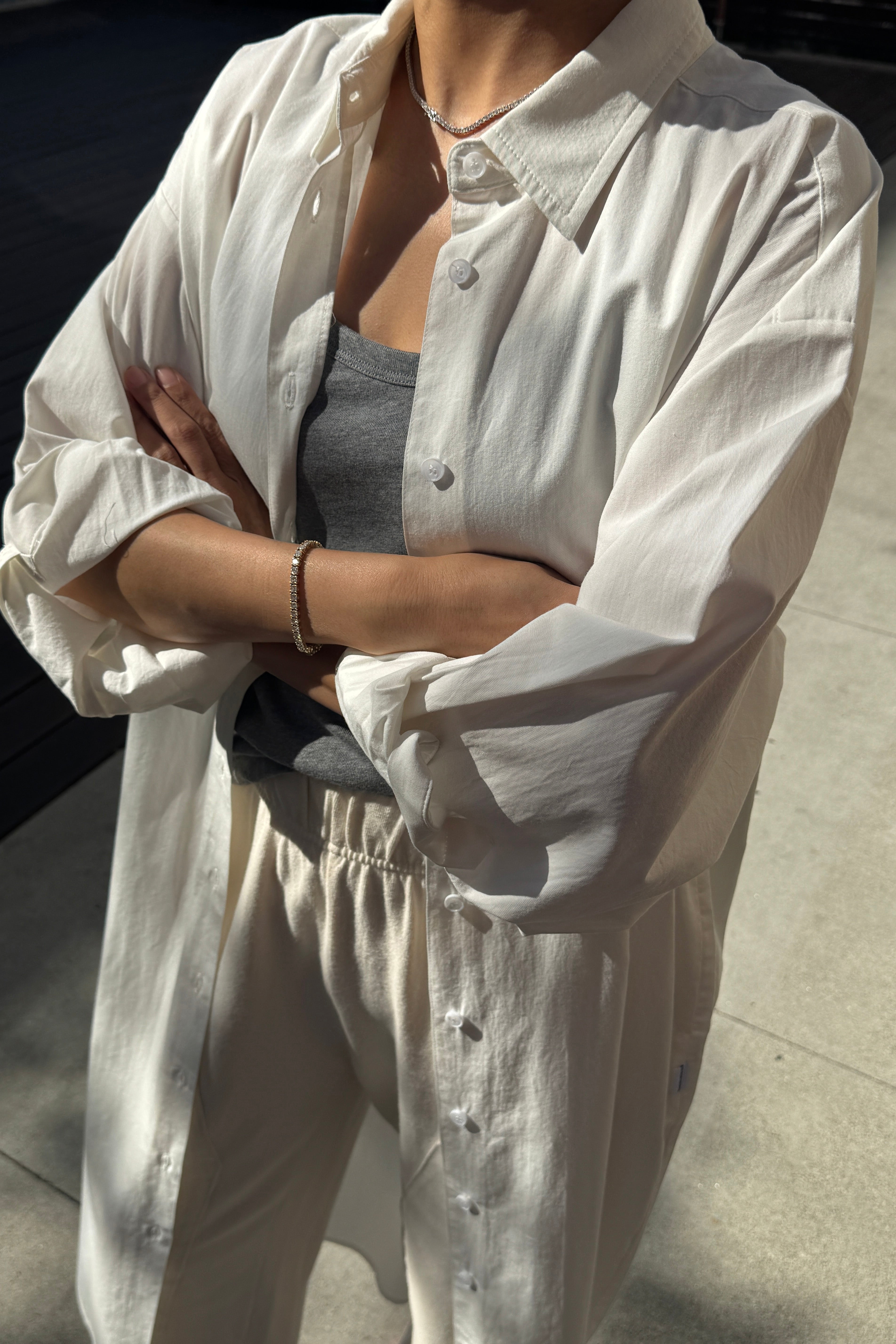 Artist Long Shirt - White