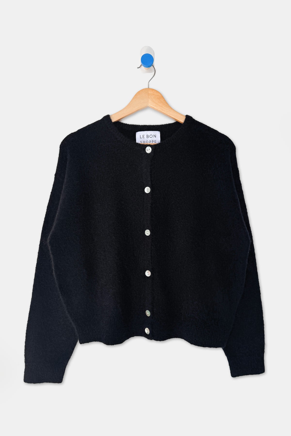 Ayla Mohair Cardigan - Onyx