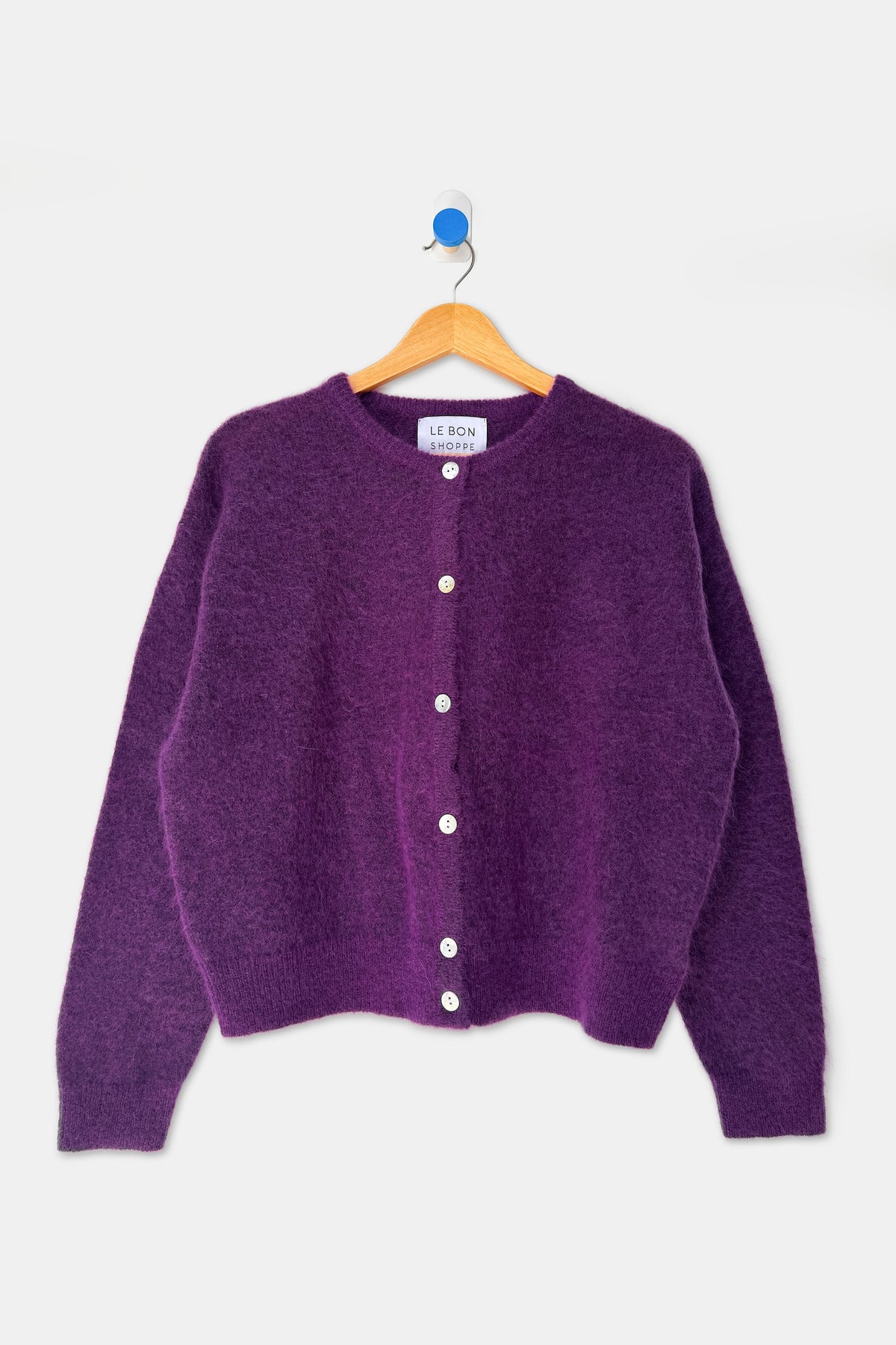 Ayla Mohair Cardigan - Purple