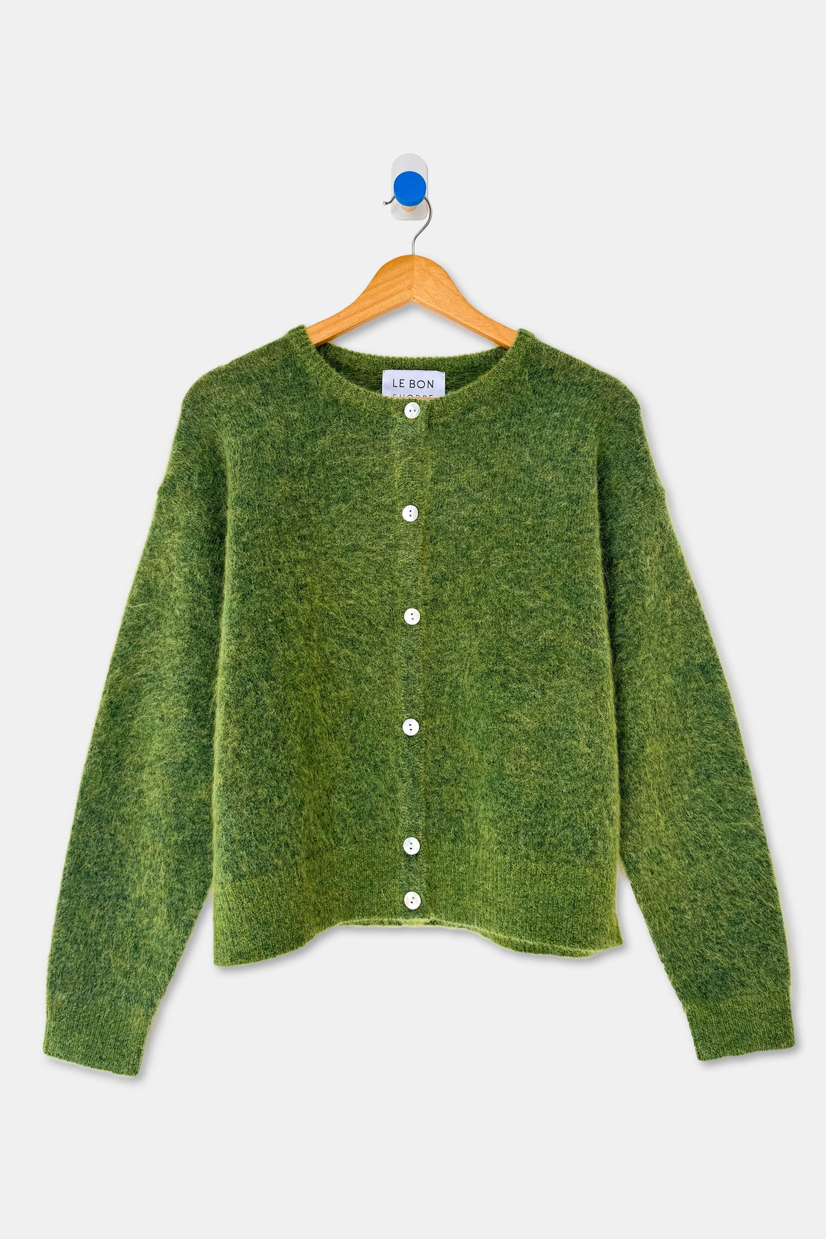 Ayla Mohair Cardigan - Artichoke