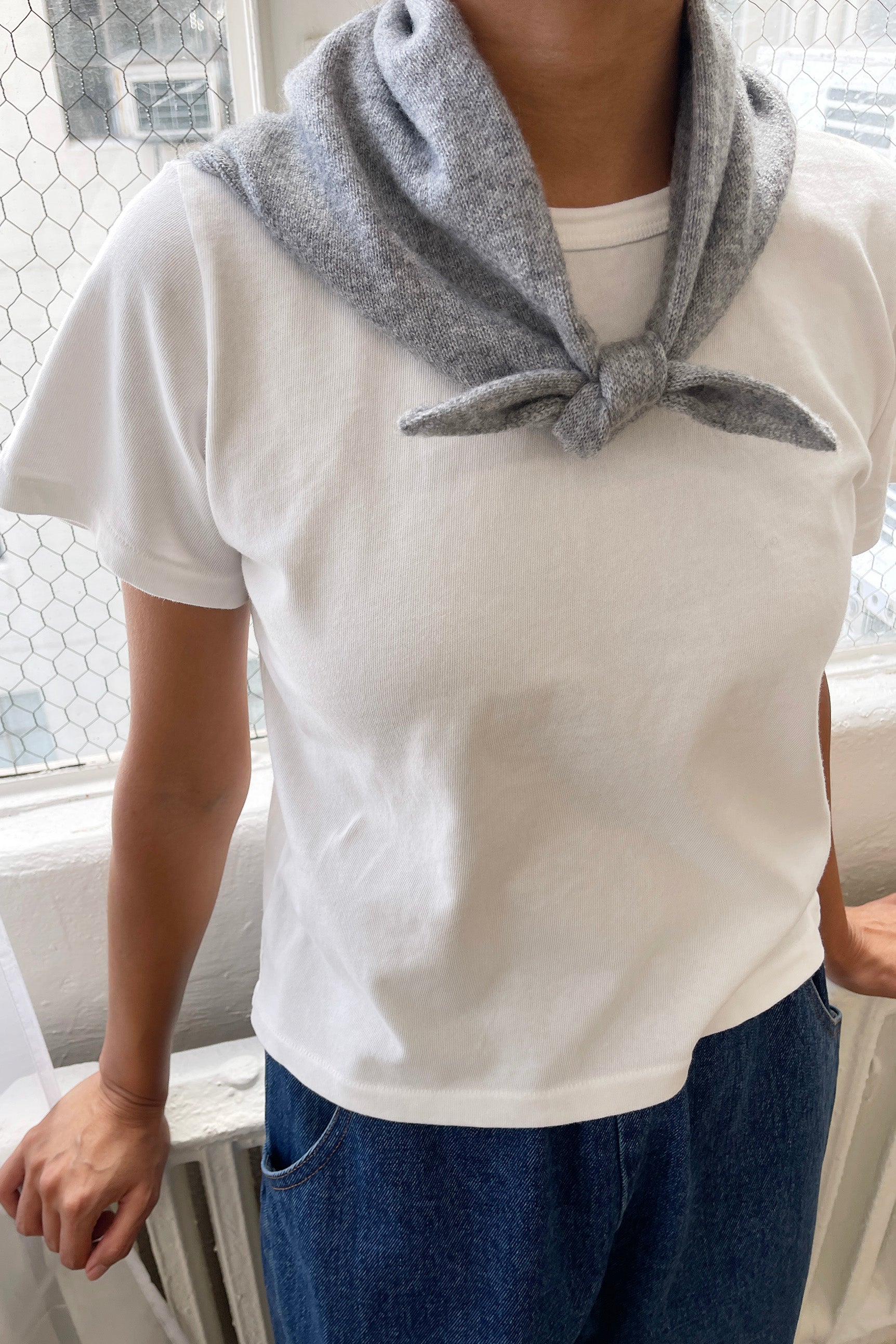 Cashmere Bandana - Ht.grey