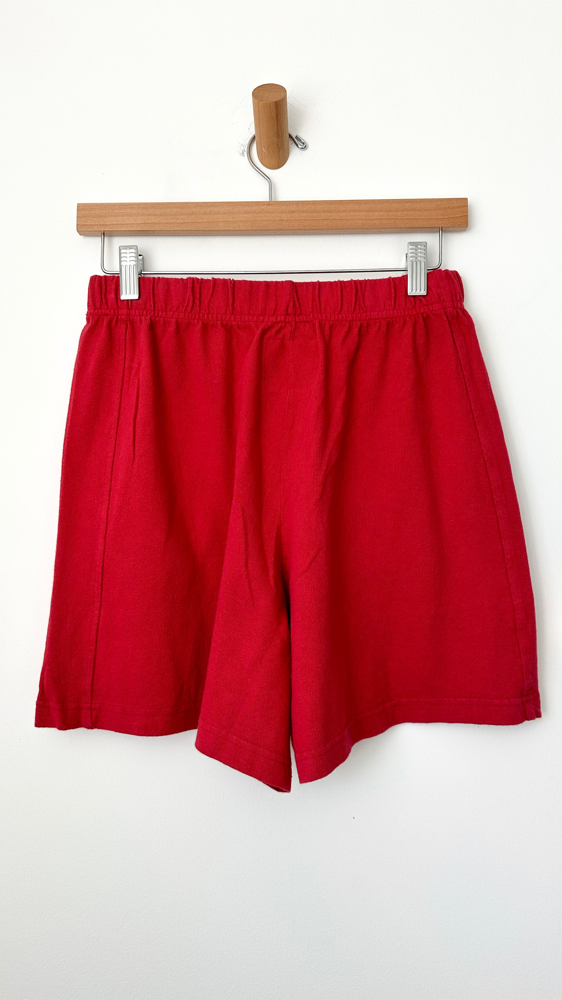 Flared Basketball Shorts - Crayon Red