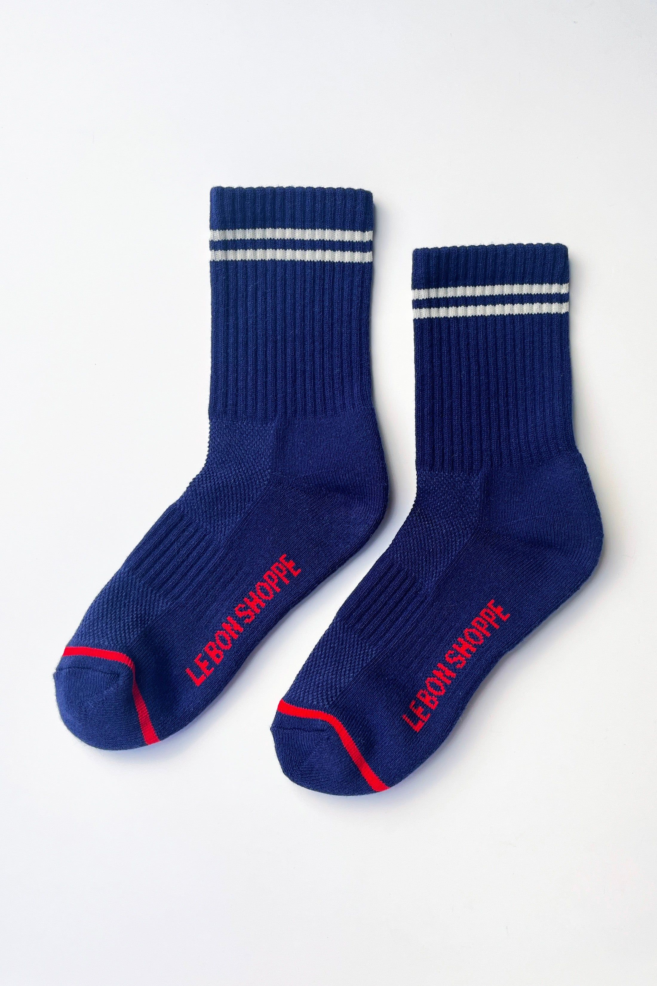 Boyfriend Socks - Navy