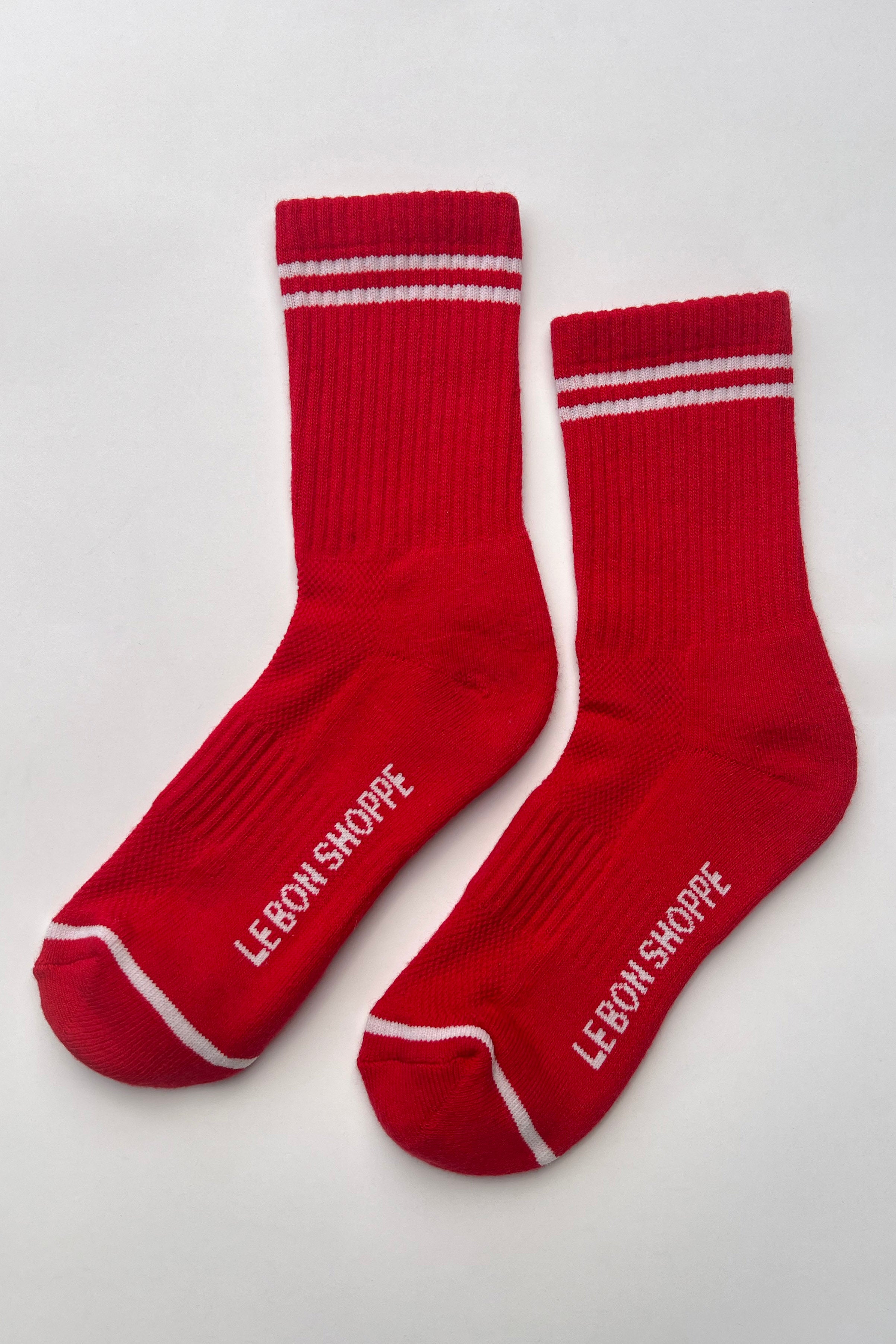 Boyfriend Socks - Red