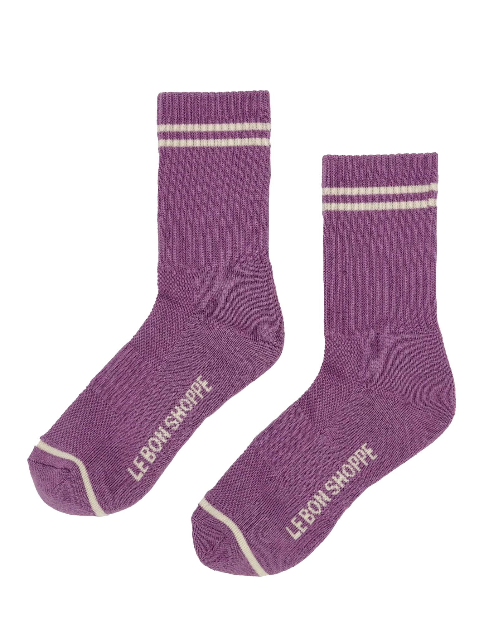 Boyfriend Socks - Grape