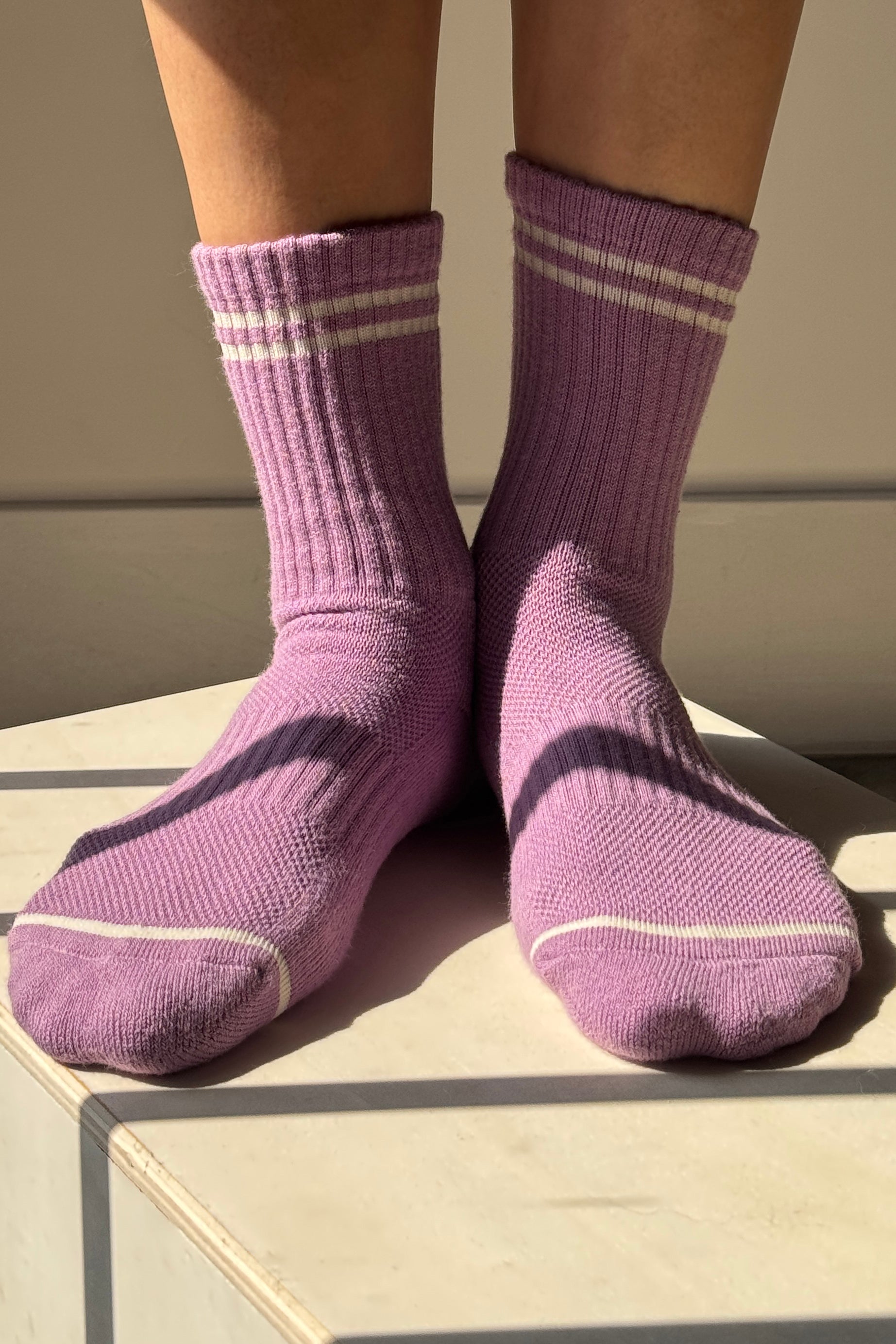 Chaussettes Boyfriend - Raisin