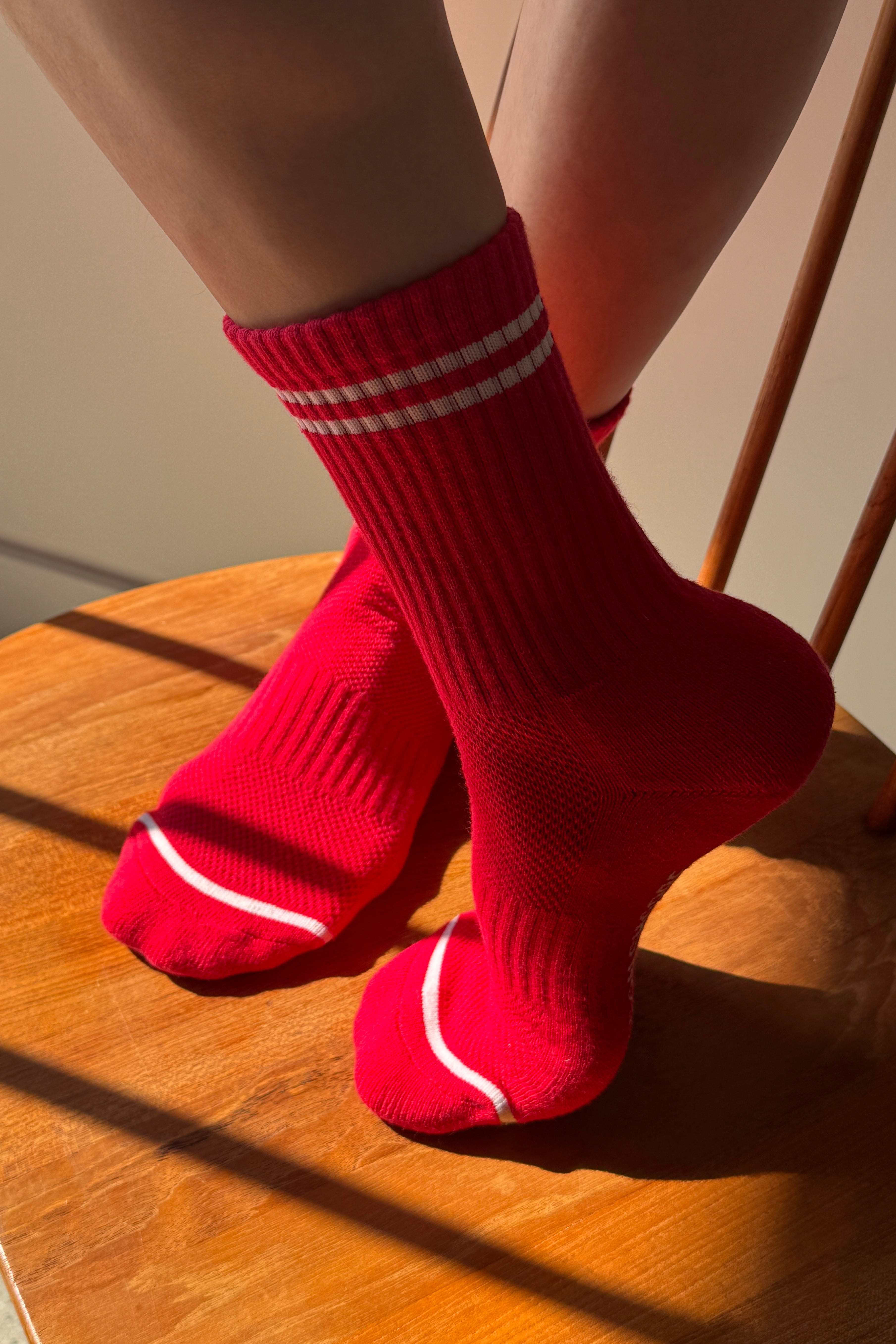 Boyfriend Socks - Red