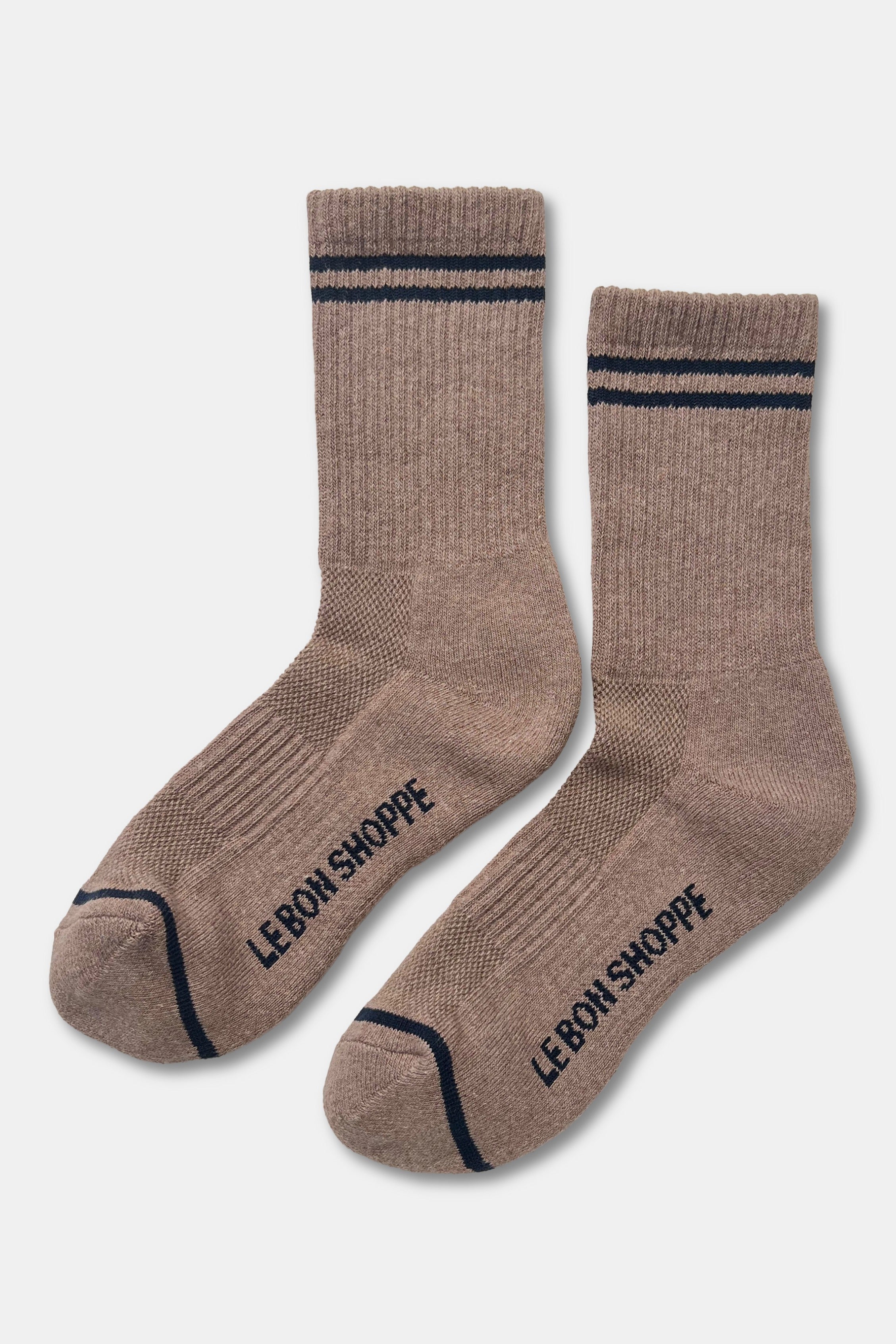 Boyfriend Socks - Cocoa