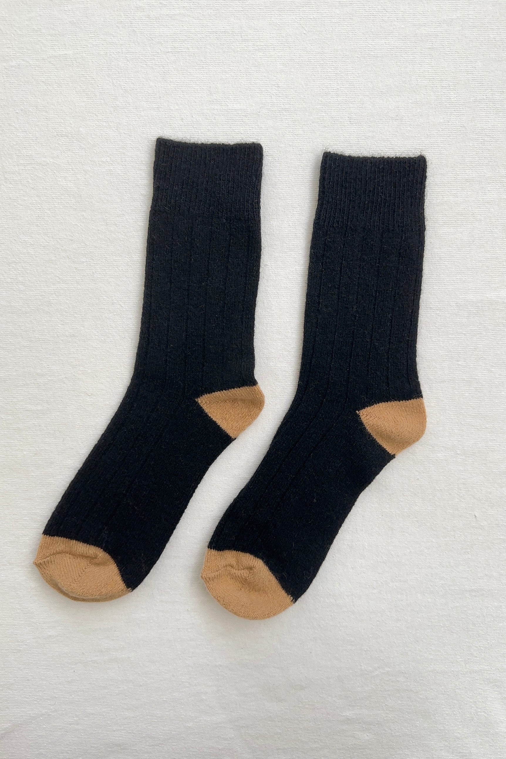 Chaussettes Classiques En Cachemire - Noir