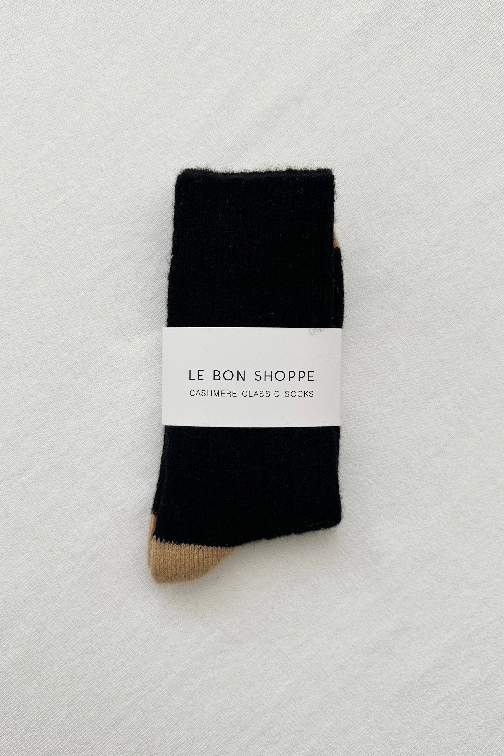 Chaussettes Classiques En Cachemire - Noir