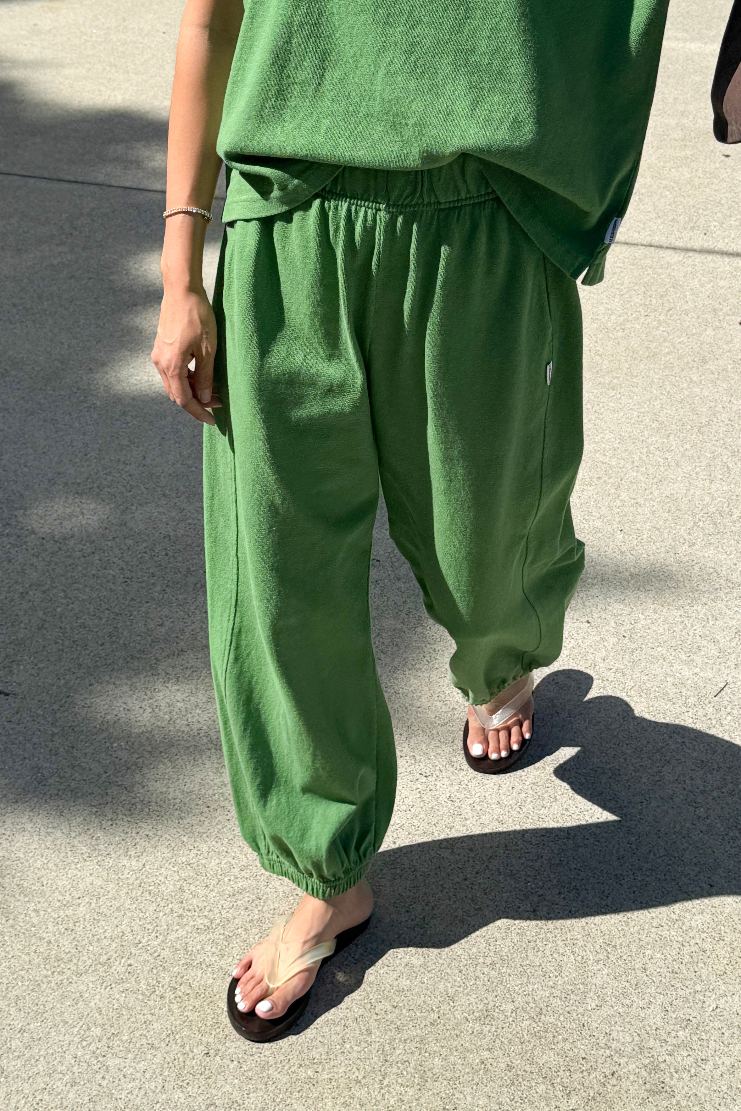 Balloon Pants - Asparagus