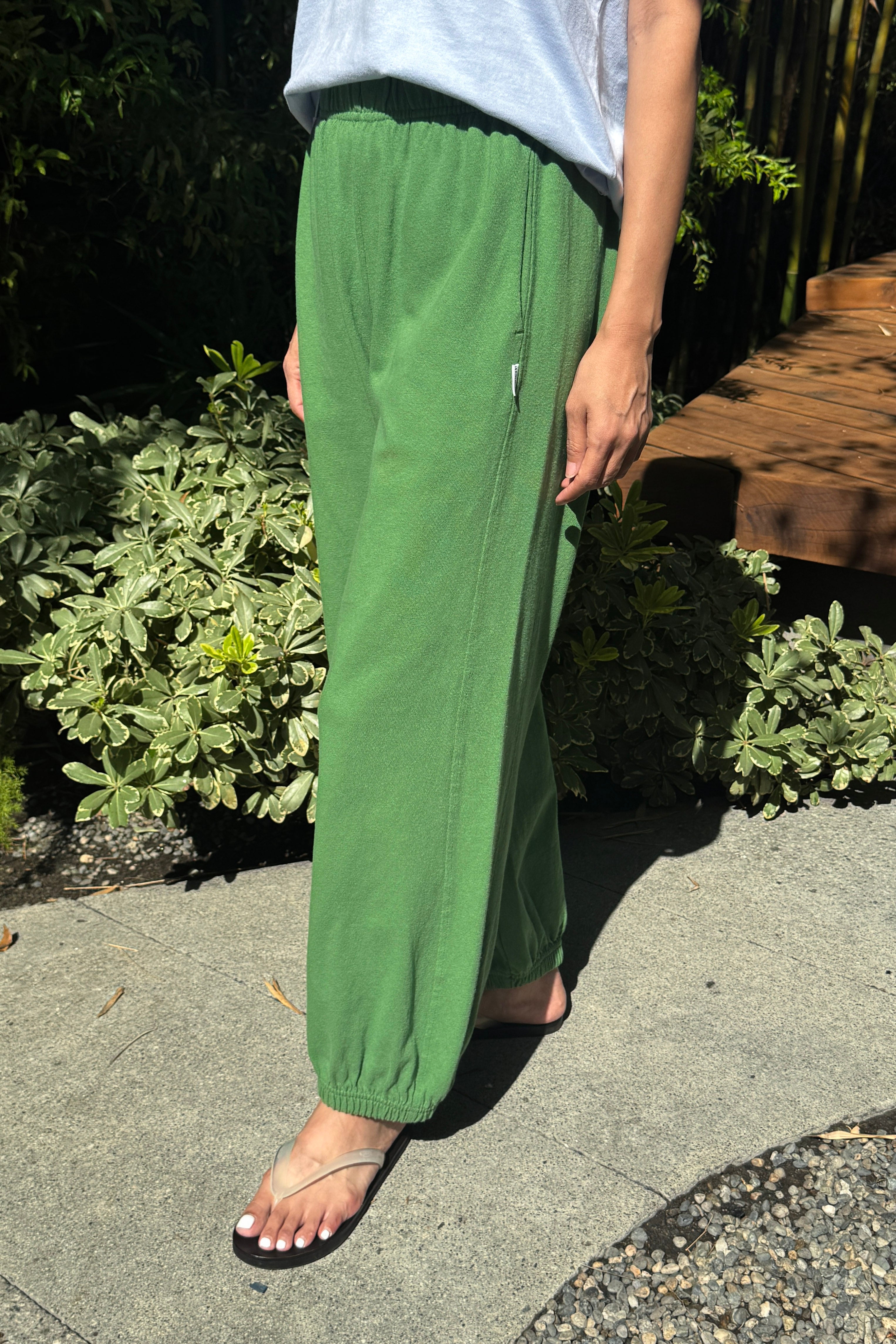 Balloon Pants - Asparagus
