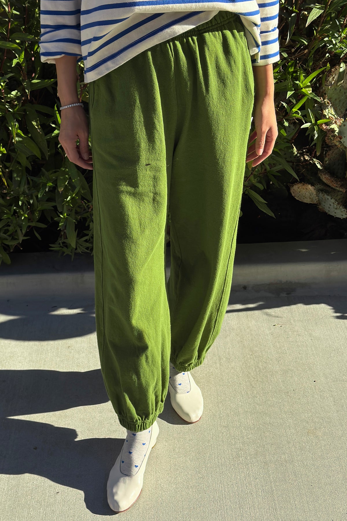 Balloon Pants - Collard Green