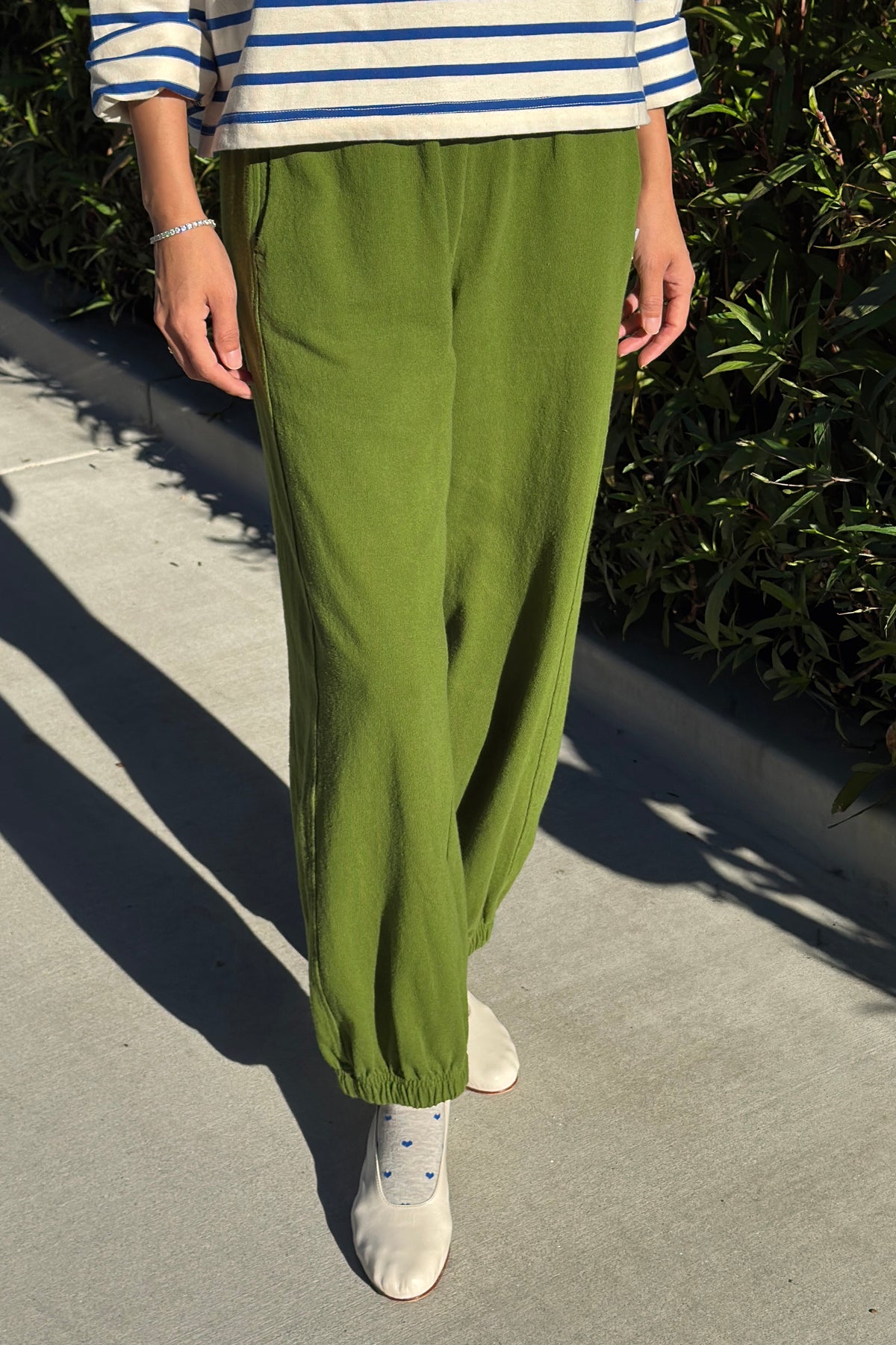 Balloon Pants - Collard Green