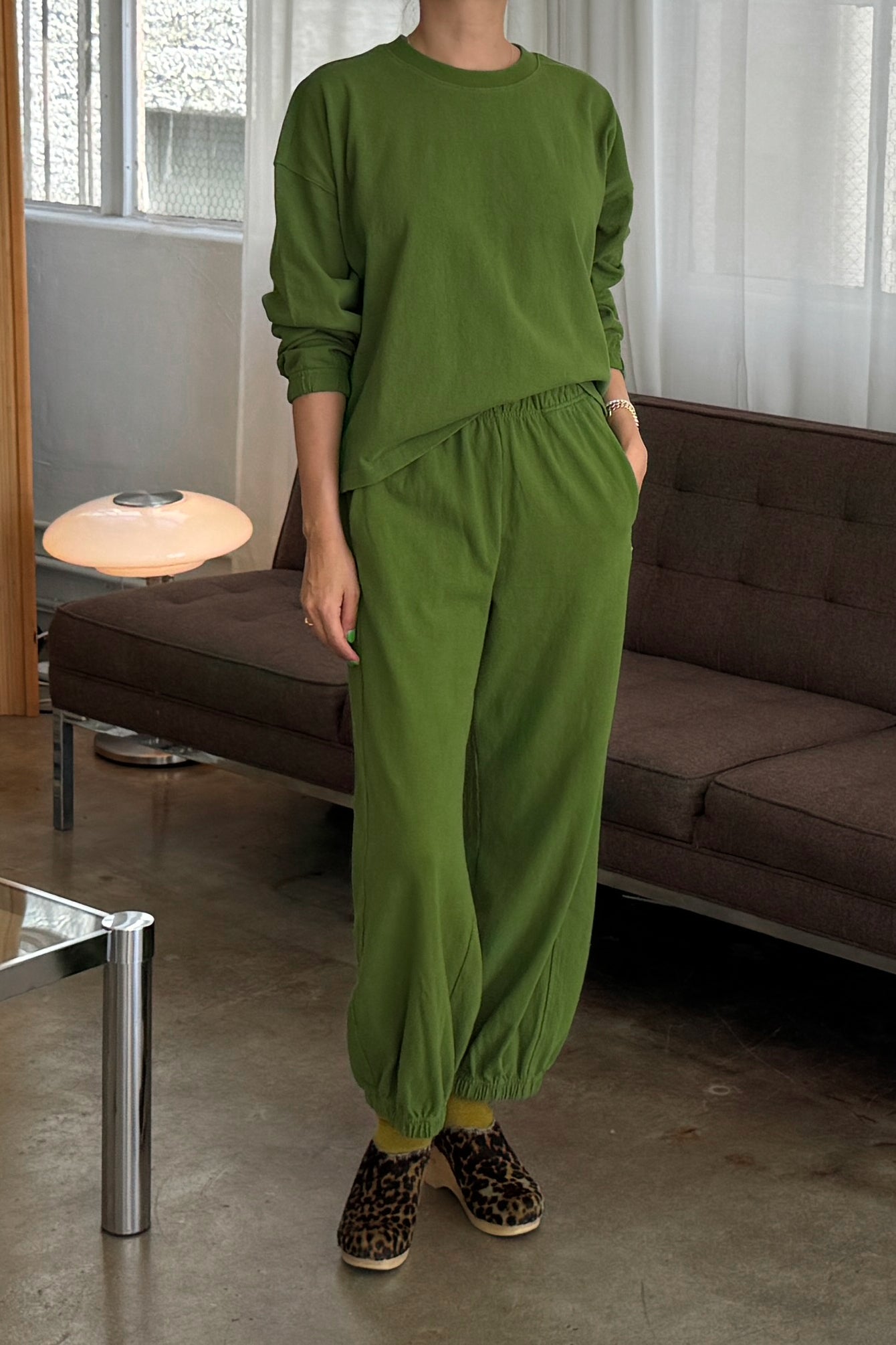 Balloon Pants - Collard Green