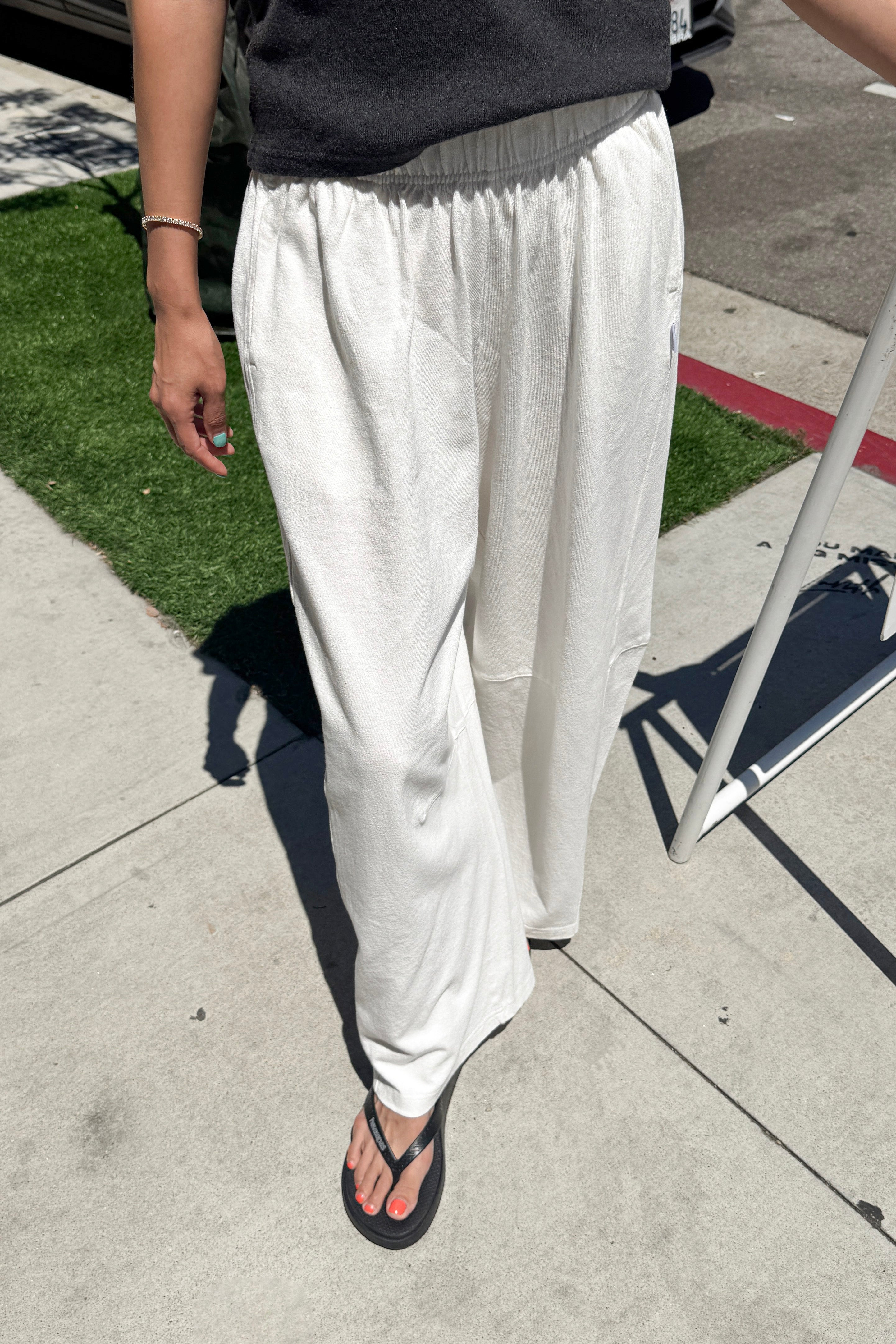 Bare Pants - White Cotton