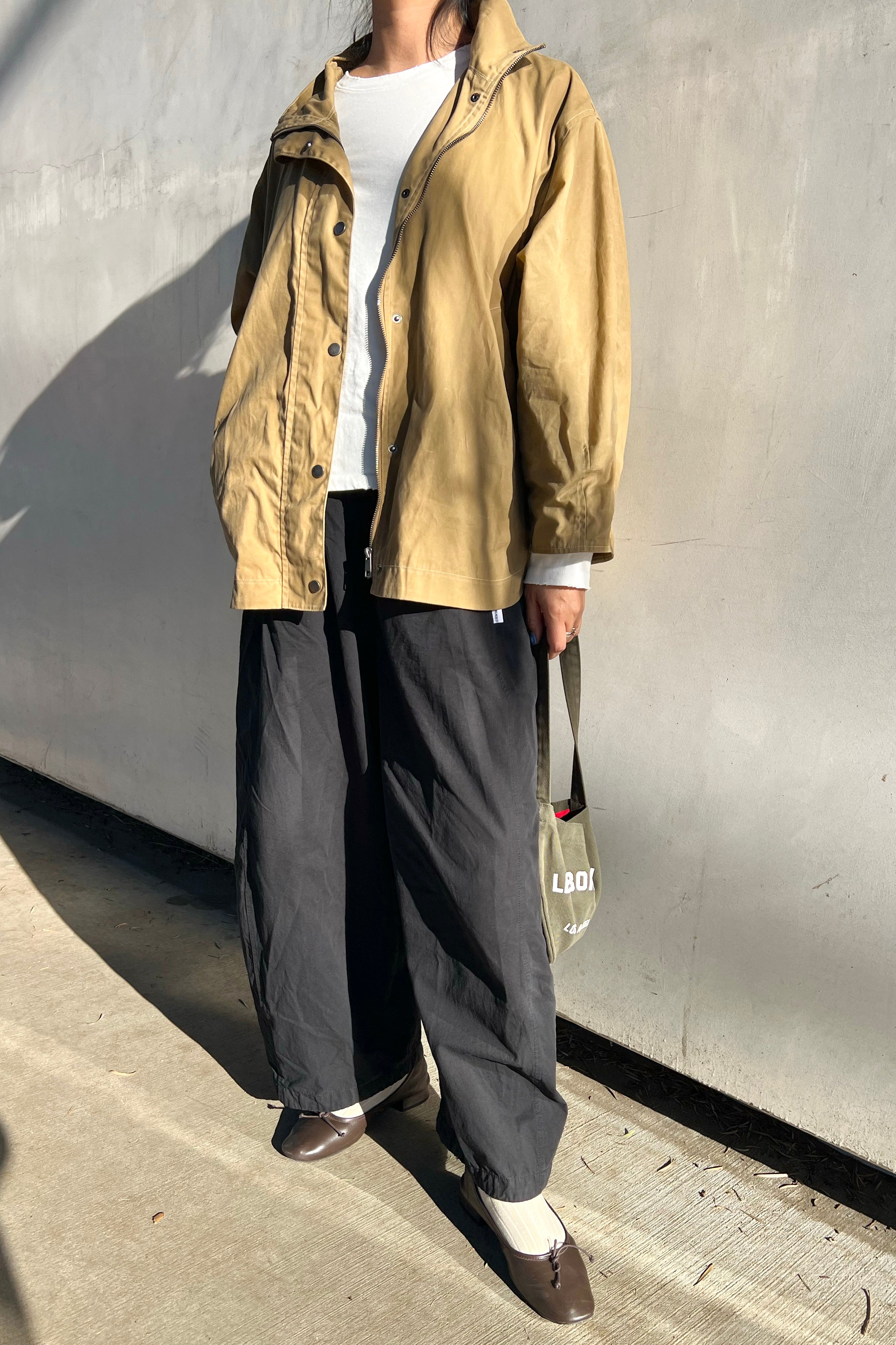 Blair Waxed Cotton Jacket - Khaki