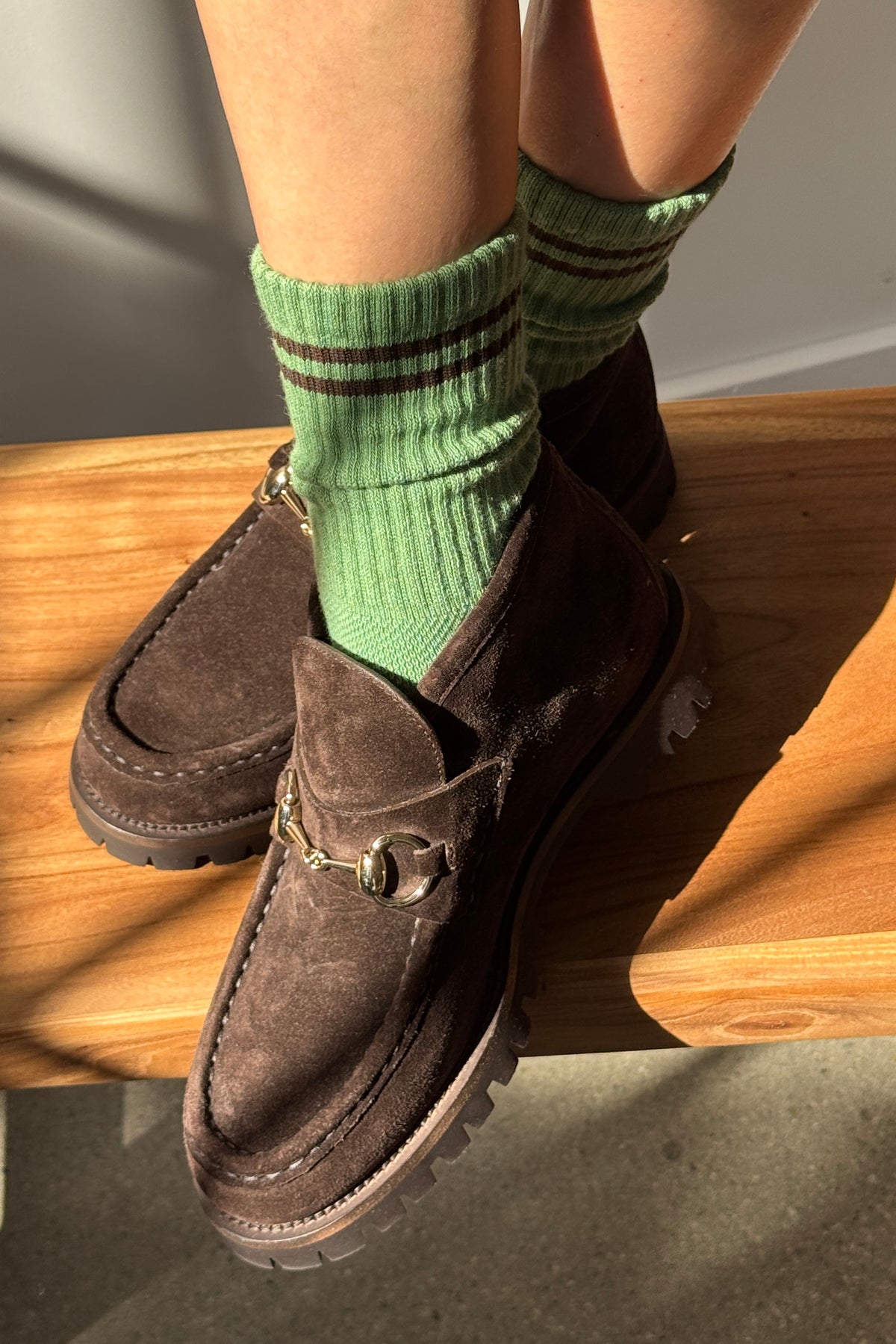 Boyfriend Socks - Asparagus