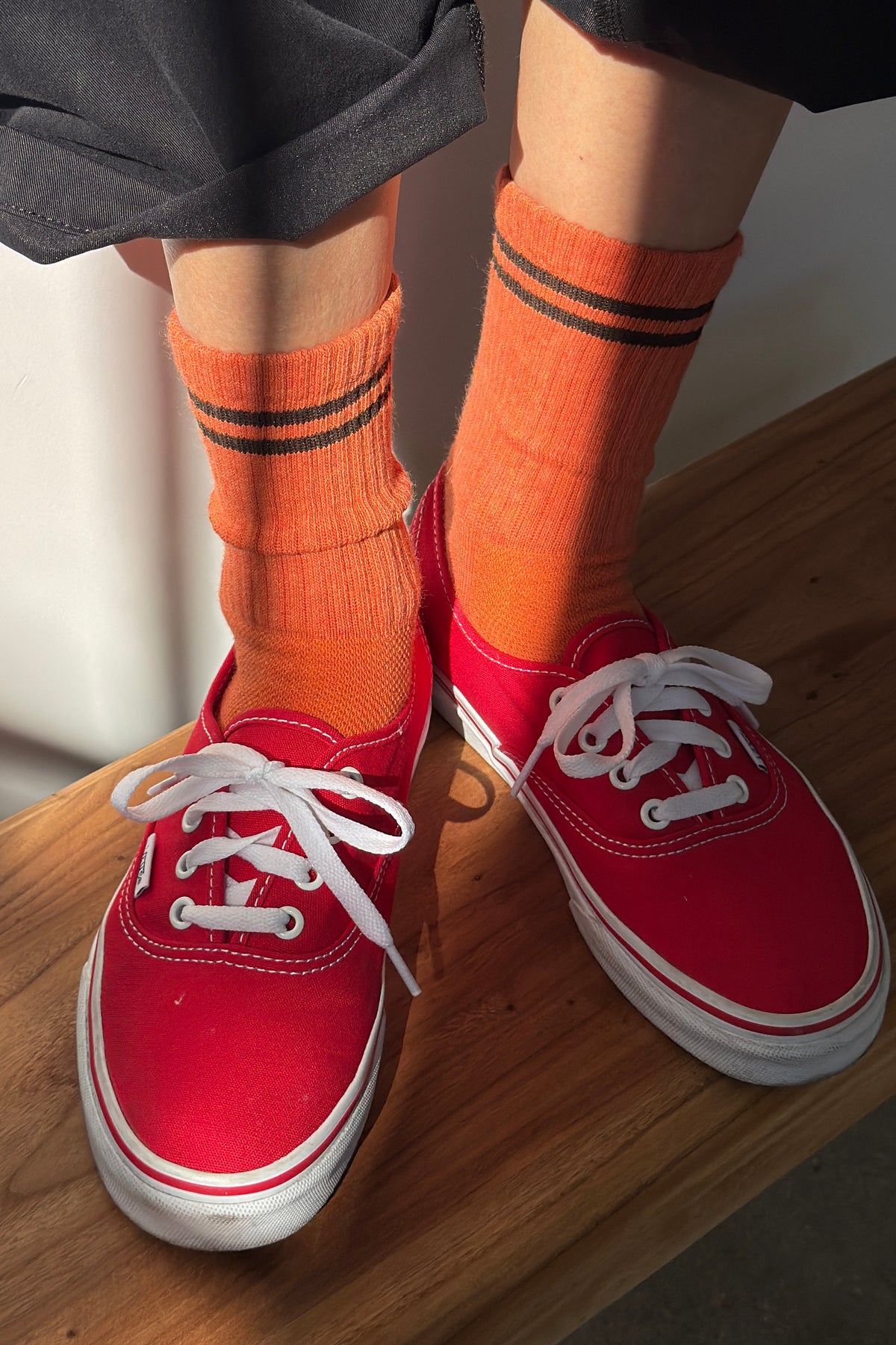 Boyfriend Socks - Blood Orange