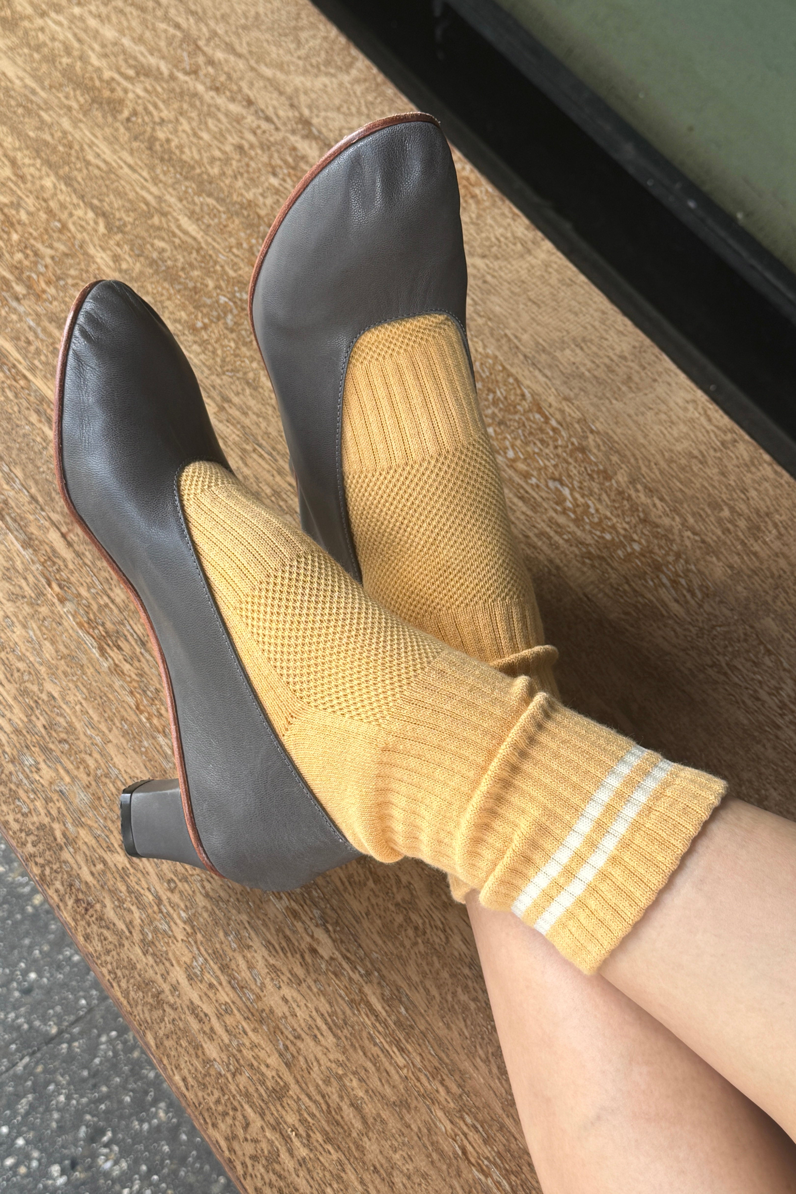 Chaussettes Boyfriend - Beurre