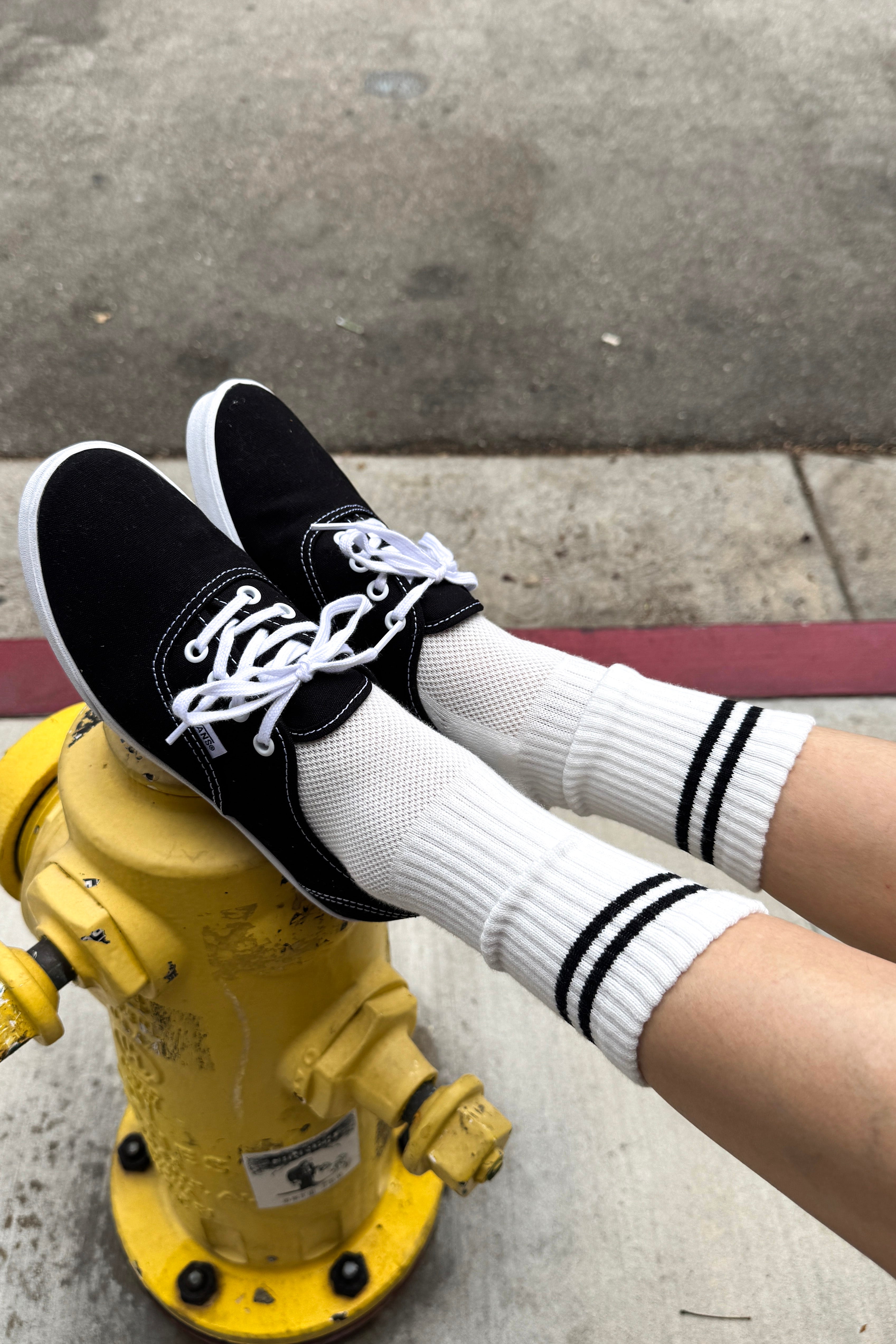 Boyfriend Socks - Classic White