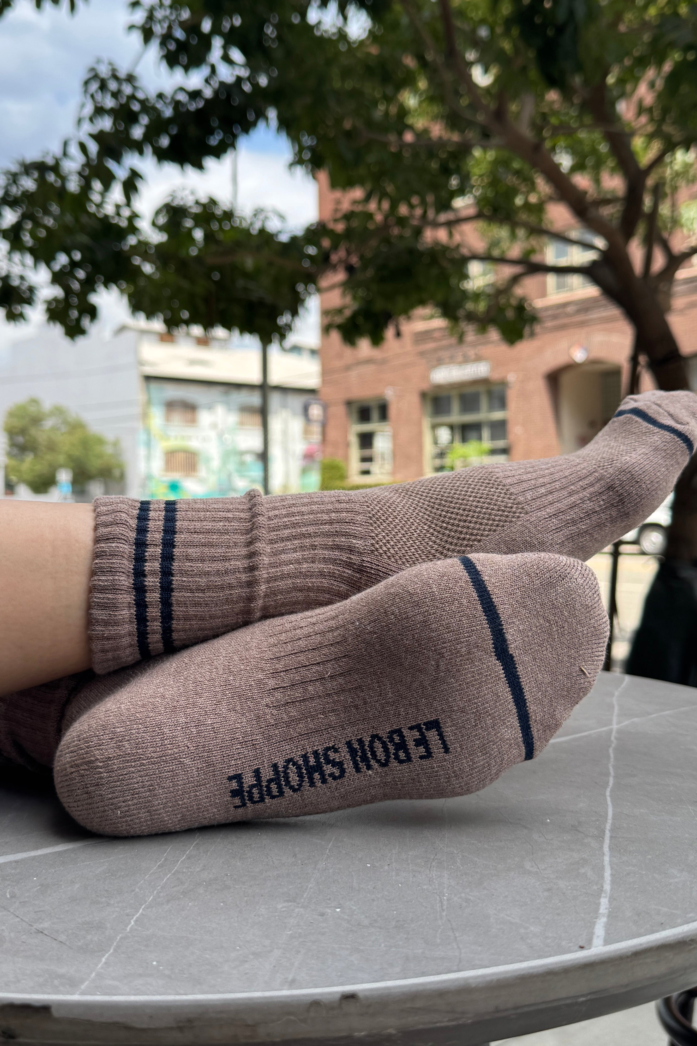 Chaussettes Boyfriend - Cacao