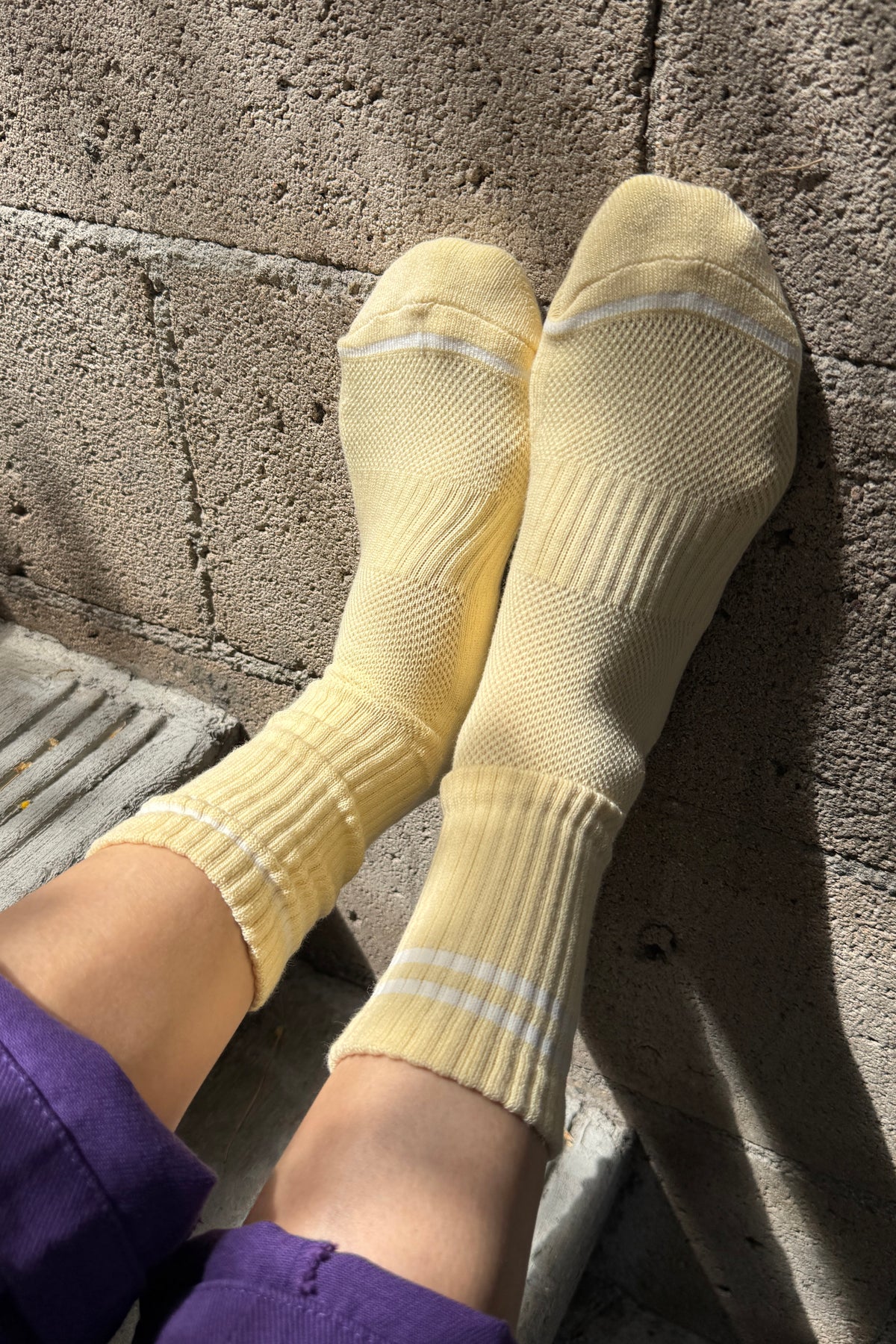 Boyfriend Socks - Lemonade