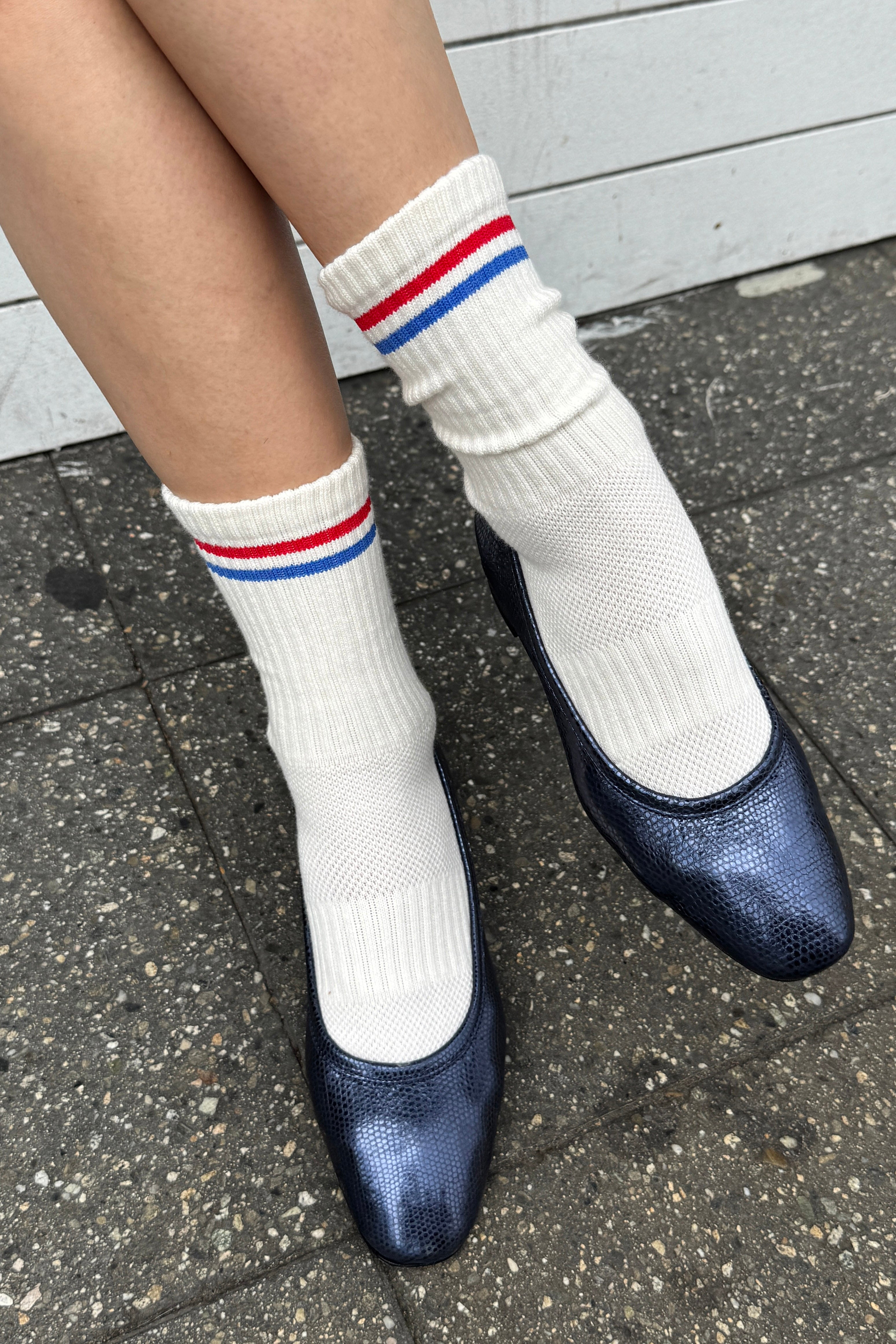 Boyfriend Socks - Milk
