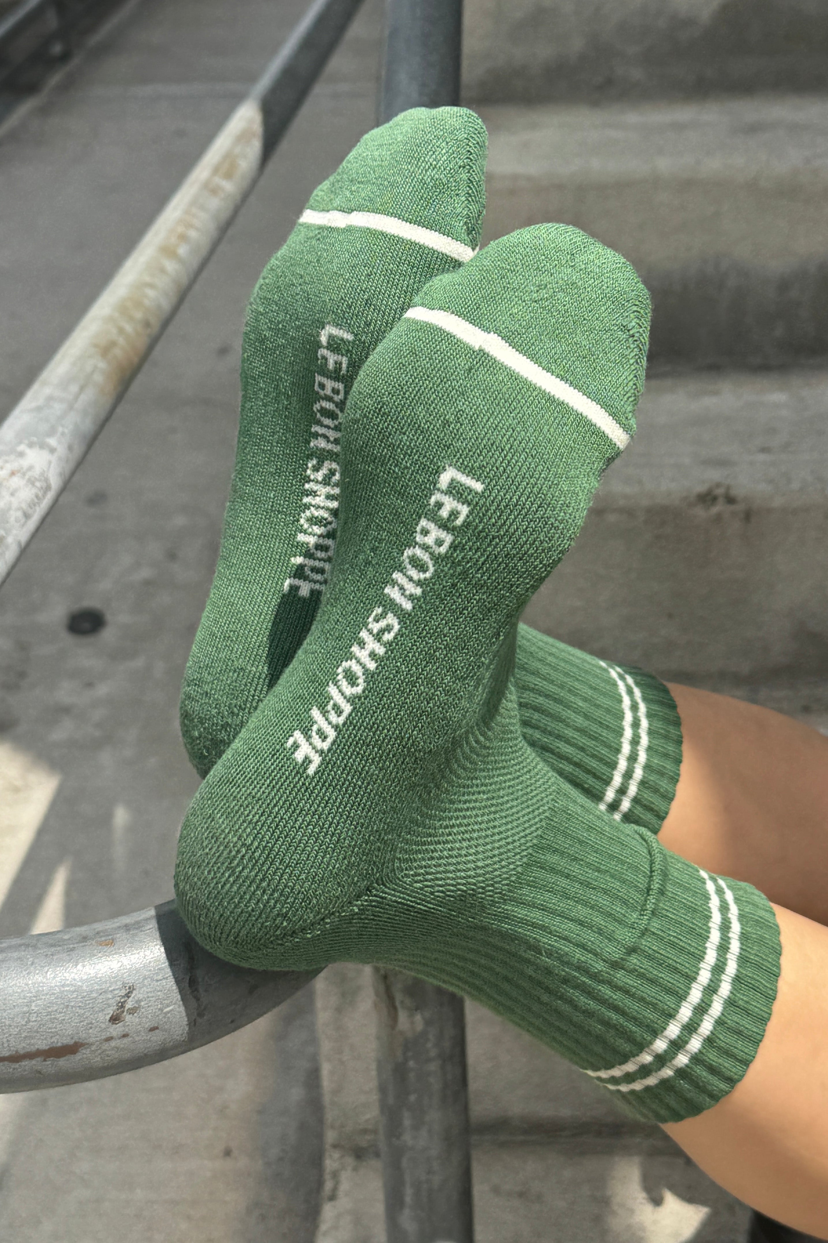 Calcetines Boyfriend - Musgo
