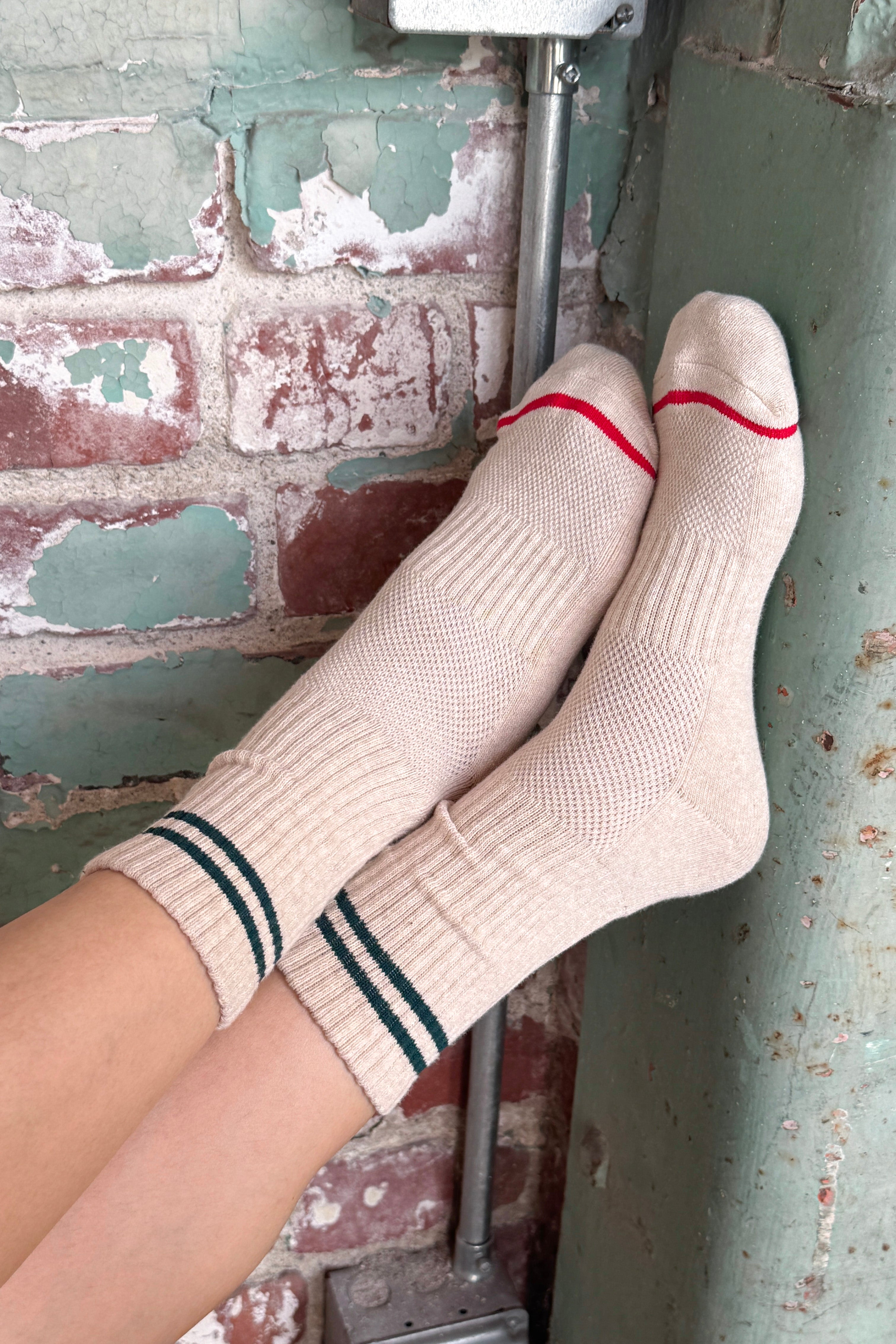 Chaussettes Boyfriend - Avoine