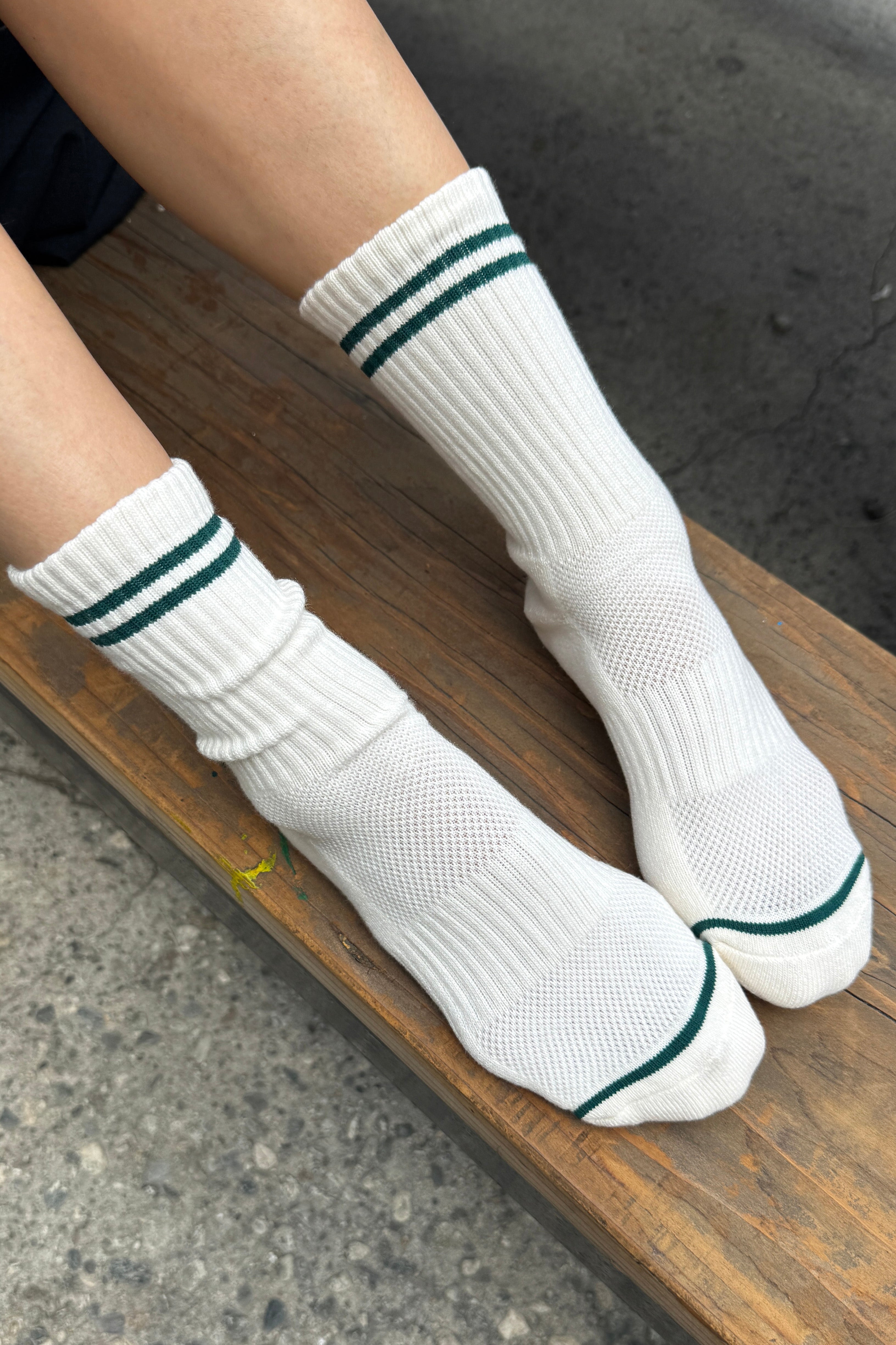 Boyfriend Socks - Parchment