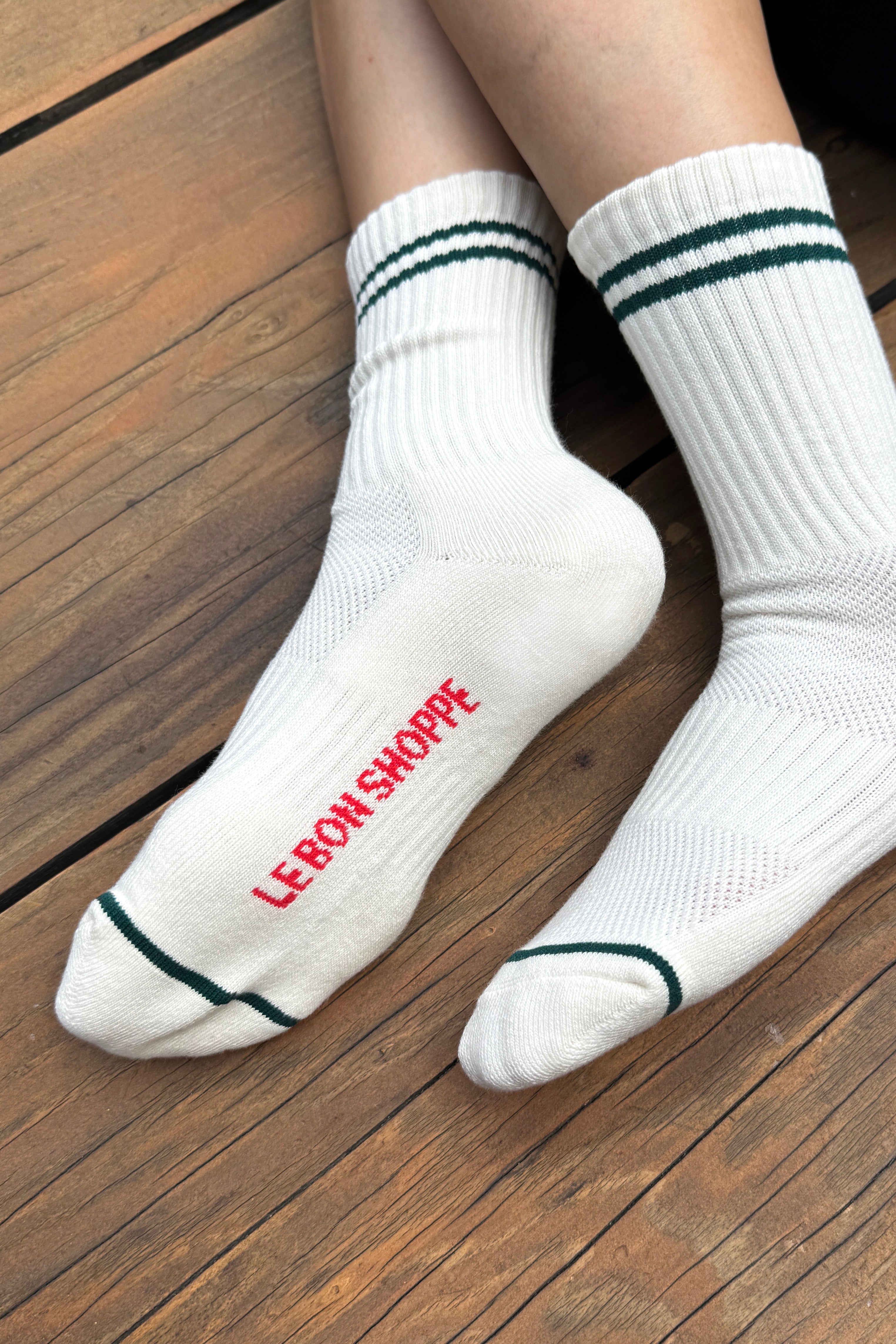 Boyfriend Socks - Parchment
