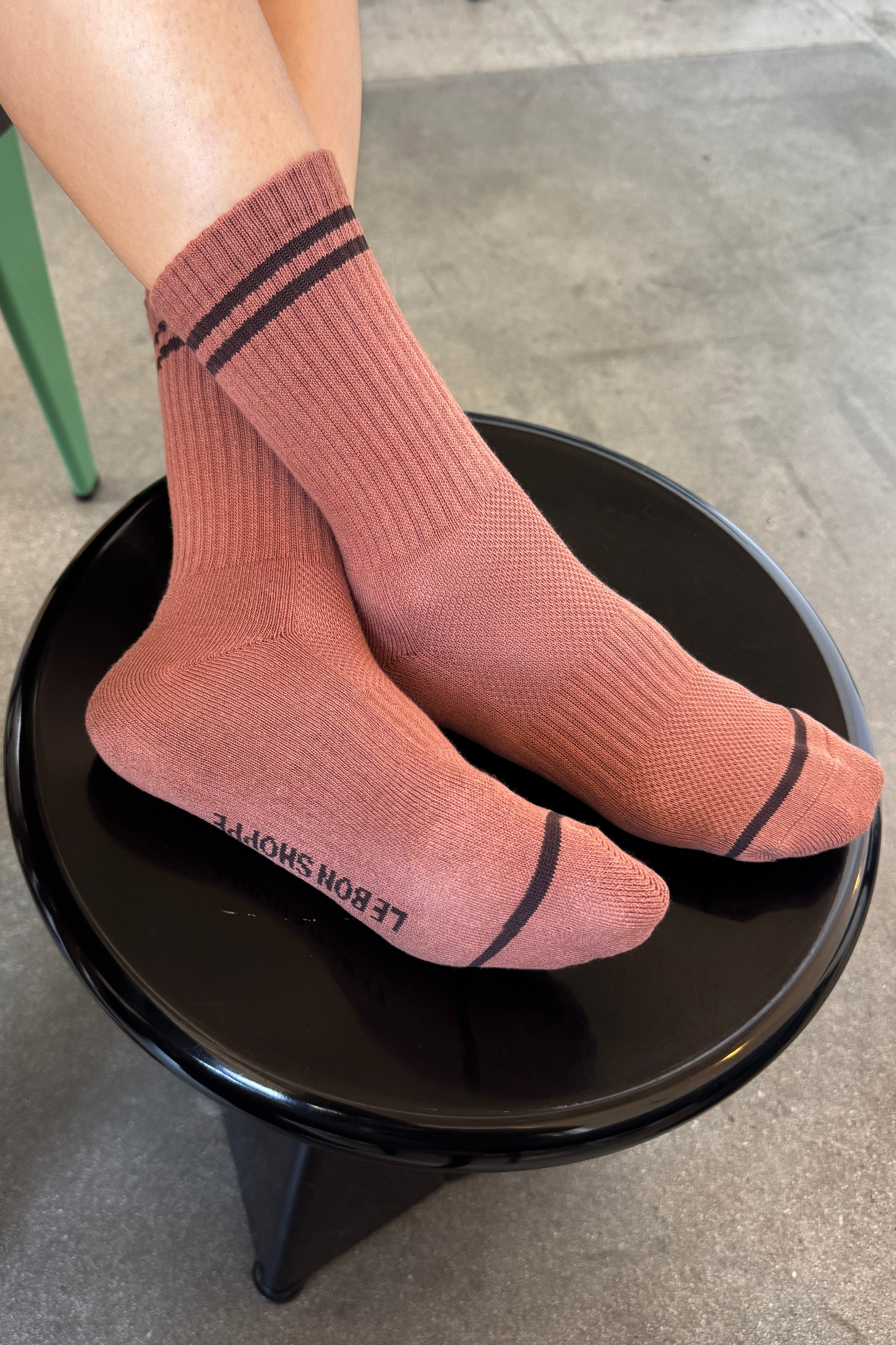 Boyfriend Socks - Clay